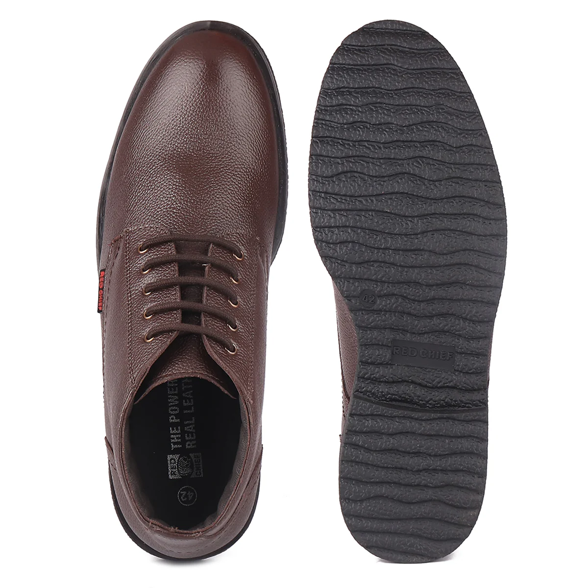 Red Chief Brown Formal Shoes for Men RC3808 003 - Image 9