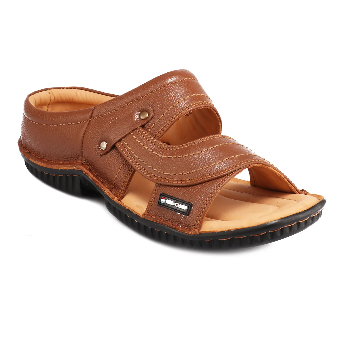 Red Chief Tan Slipper for Men RC248N 006 - Image 6