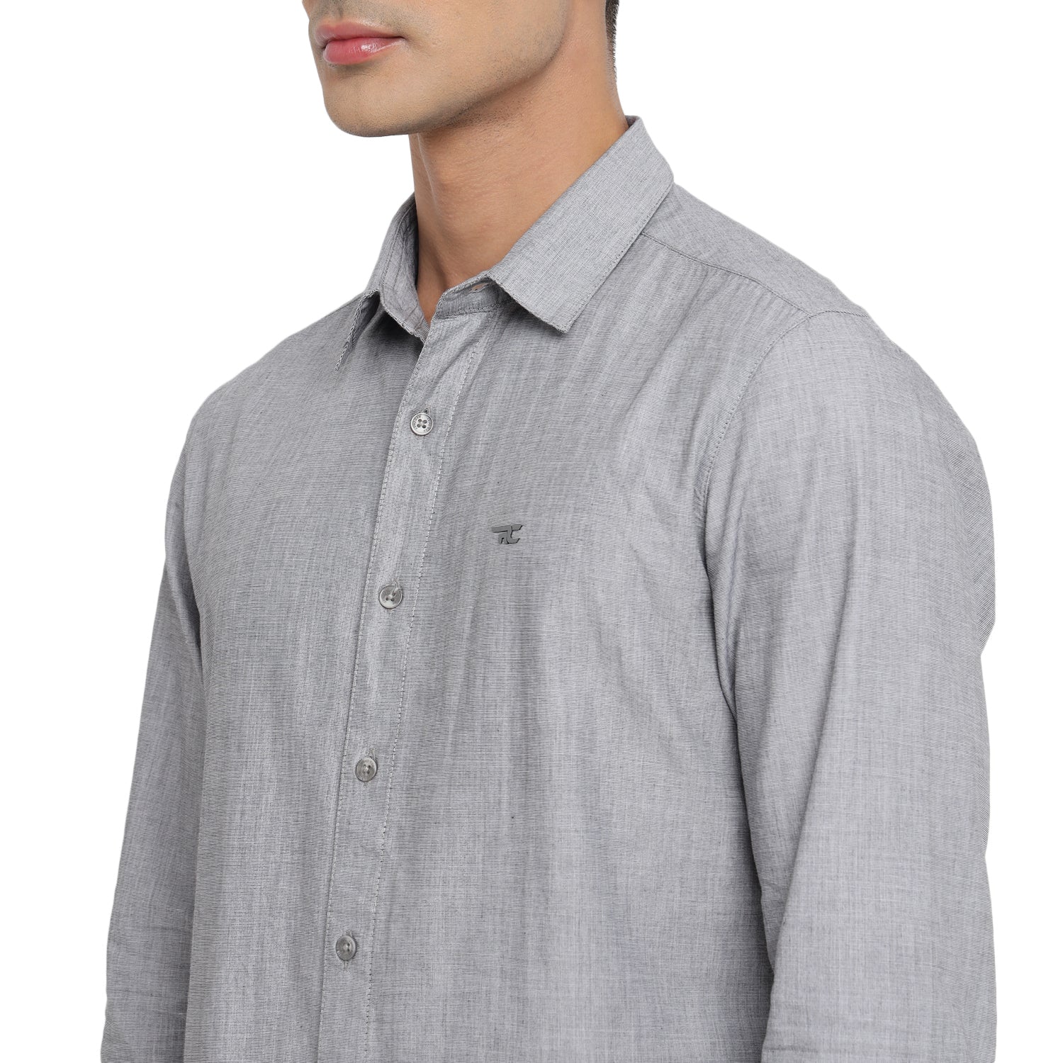 Red Chief Gray Casual Shirt for Men 8110653 005 - Image 5