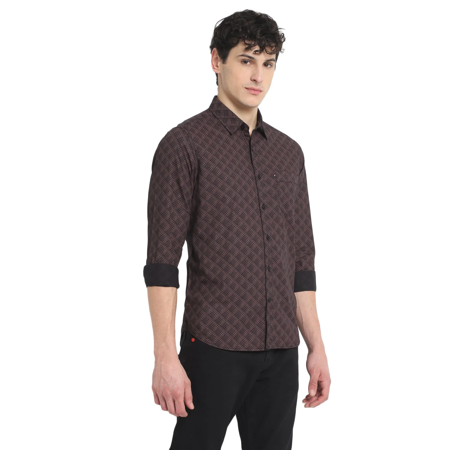 Red Chief Black/Brown Casual Shirt for Men O-8110078 117 - Image 6