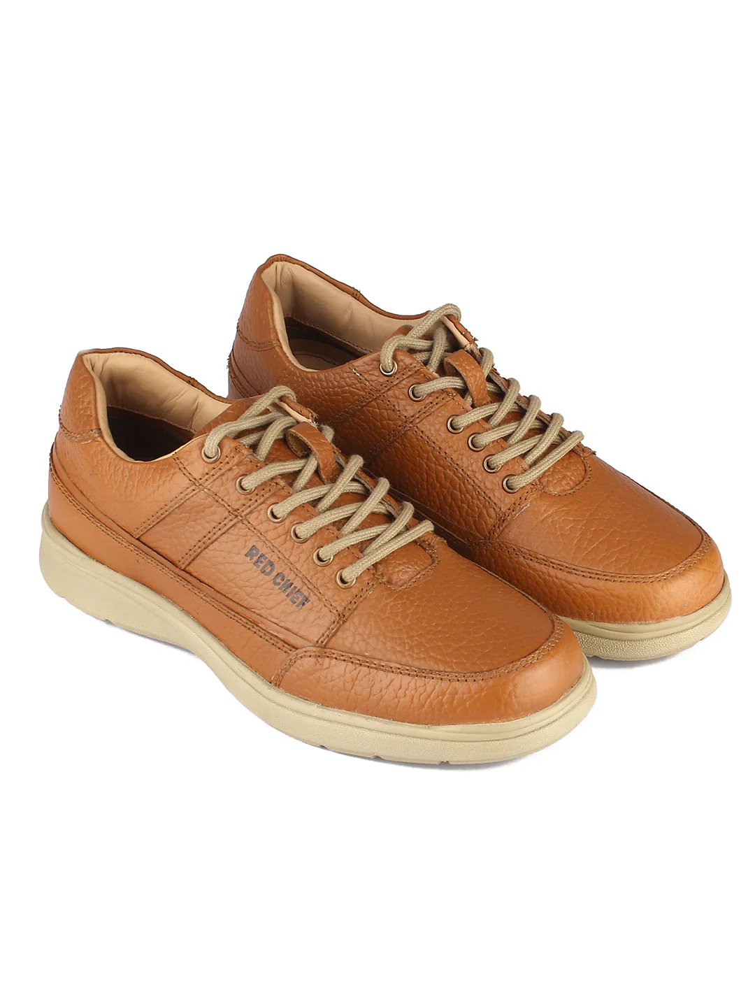 Red Chief Genuine Leather Low Ankle Lace Up Casual Sneaker Shoes For Men |RC3488 107 - Image 3