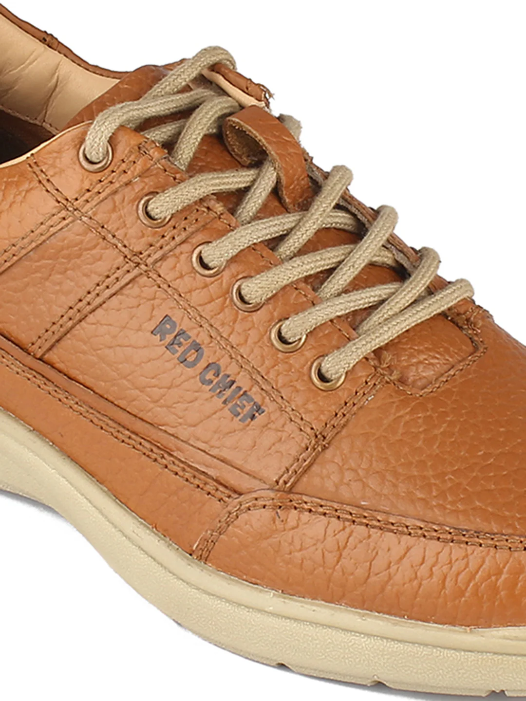 Red Chief Genuine Leather Low Ankle Lace Up Casual Sneaker Shoes For Men |RC3488 107 - Image 5
