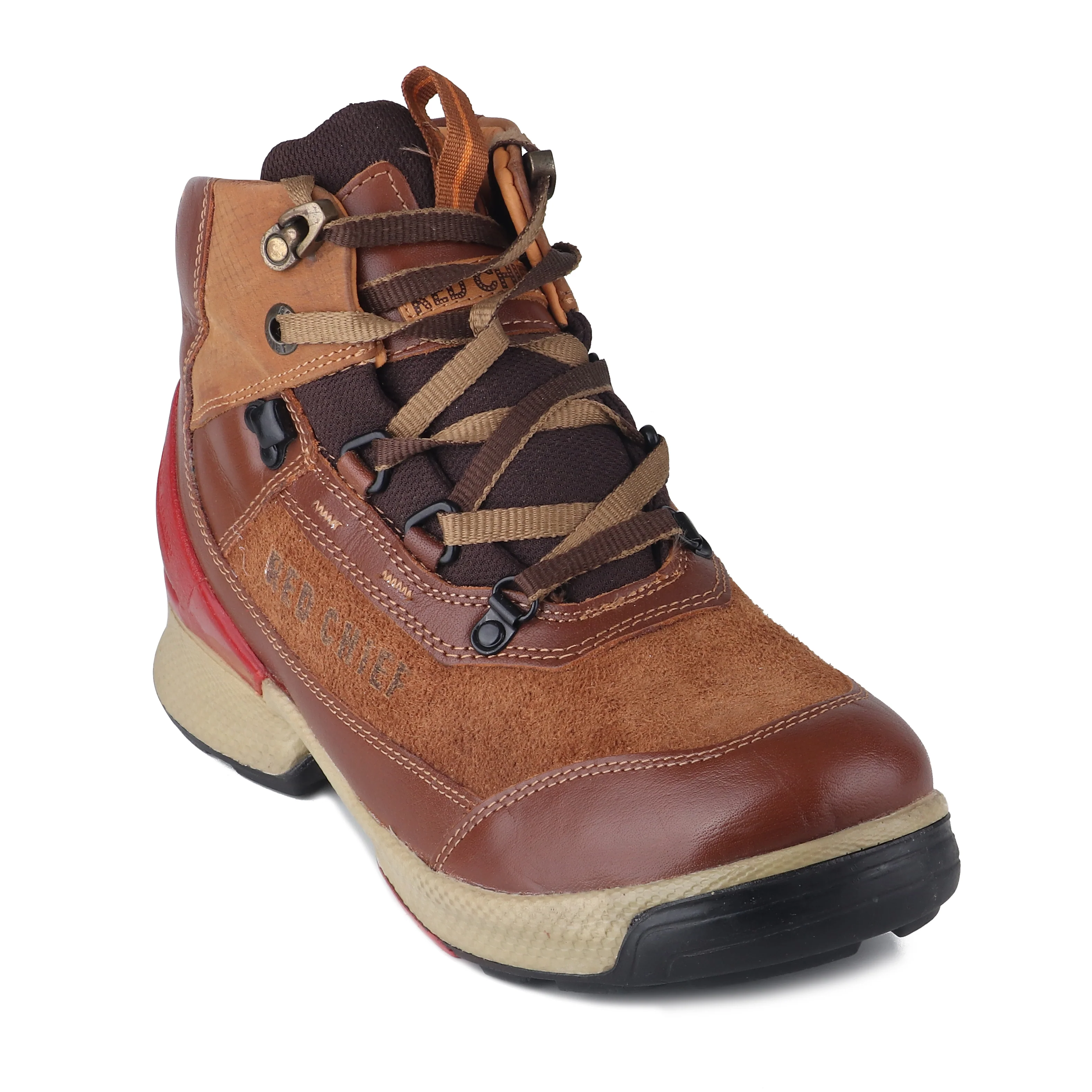 Red Chief Genuine Leather High Ankle Lace Up Casual Boot Shoes For Men |RC3051 287 - Image 3