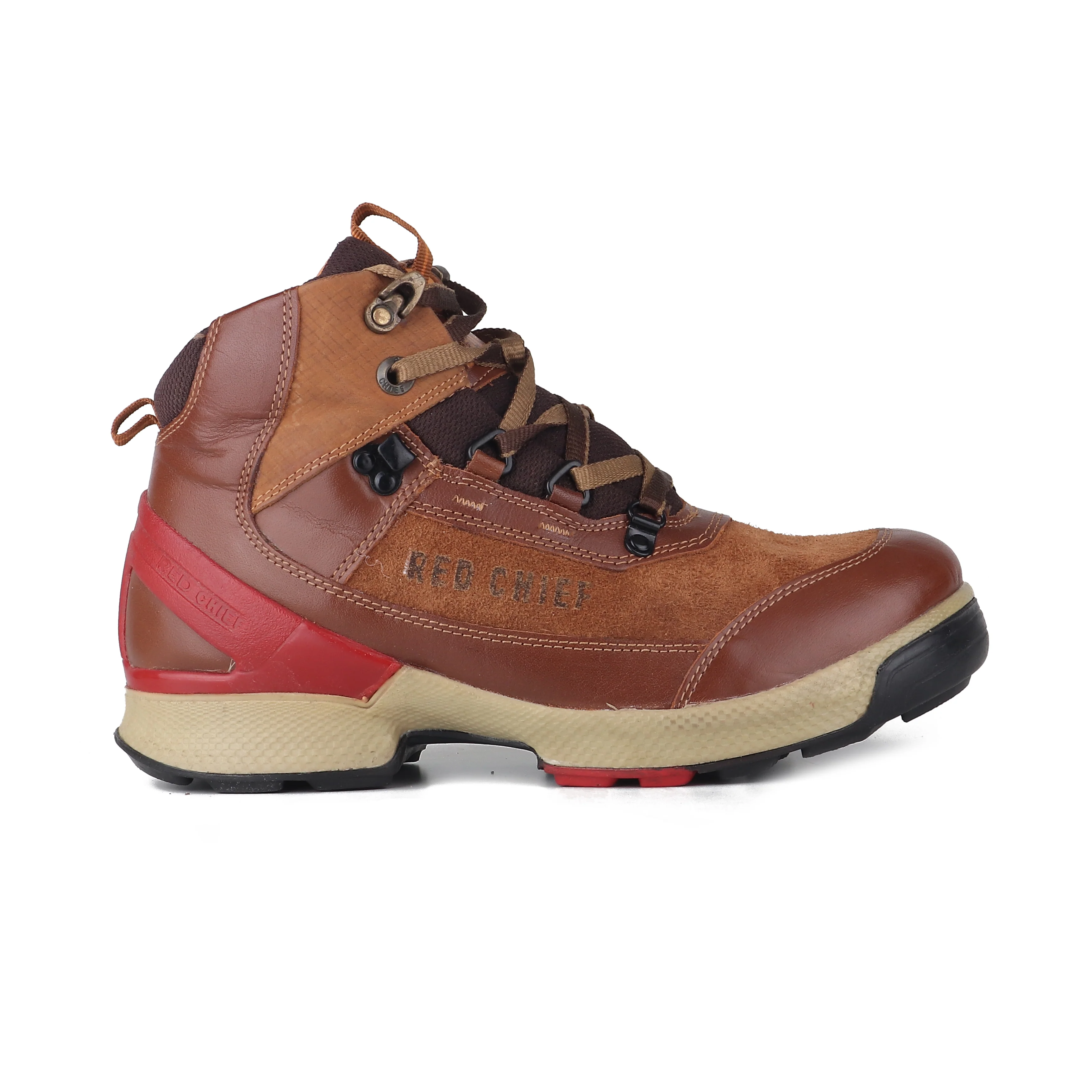 Red Chief Genuine Leather High Ankle Lace Up Casual Boot Shoes For Men |RC3051 287 - Image 4