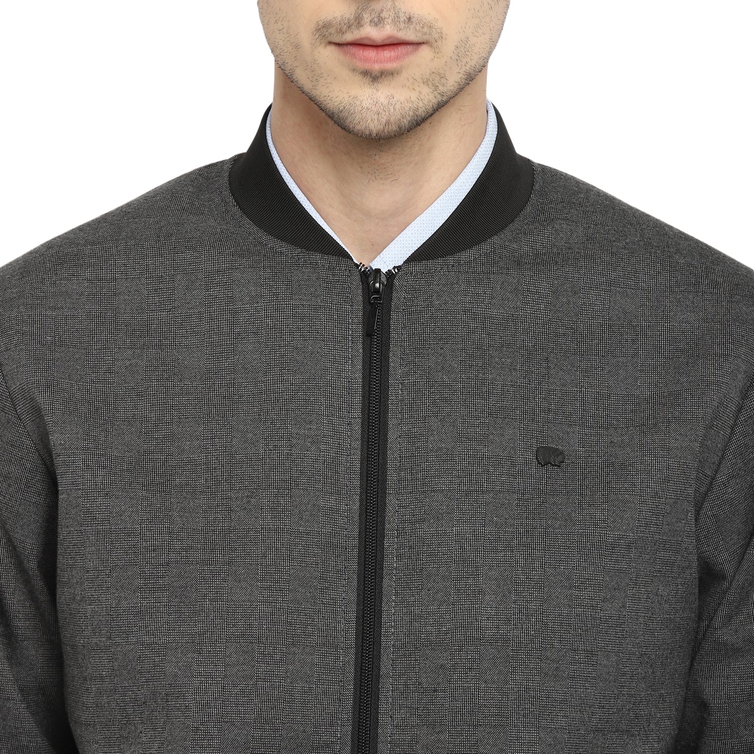 Red Chief Light Gray Check Jacket for Men 8310162 012 - Image 6
