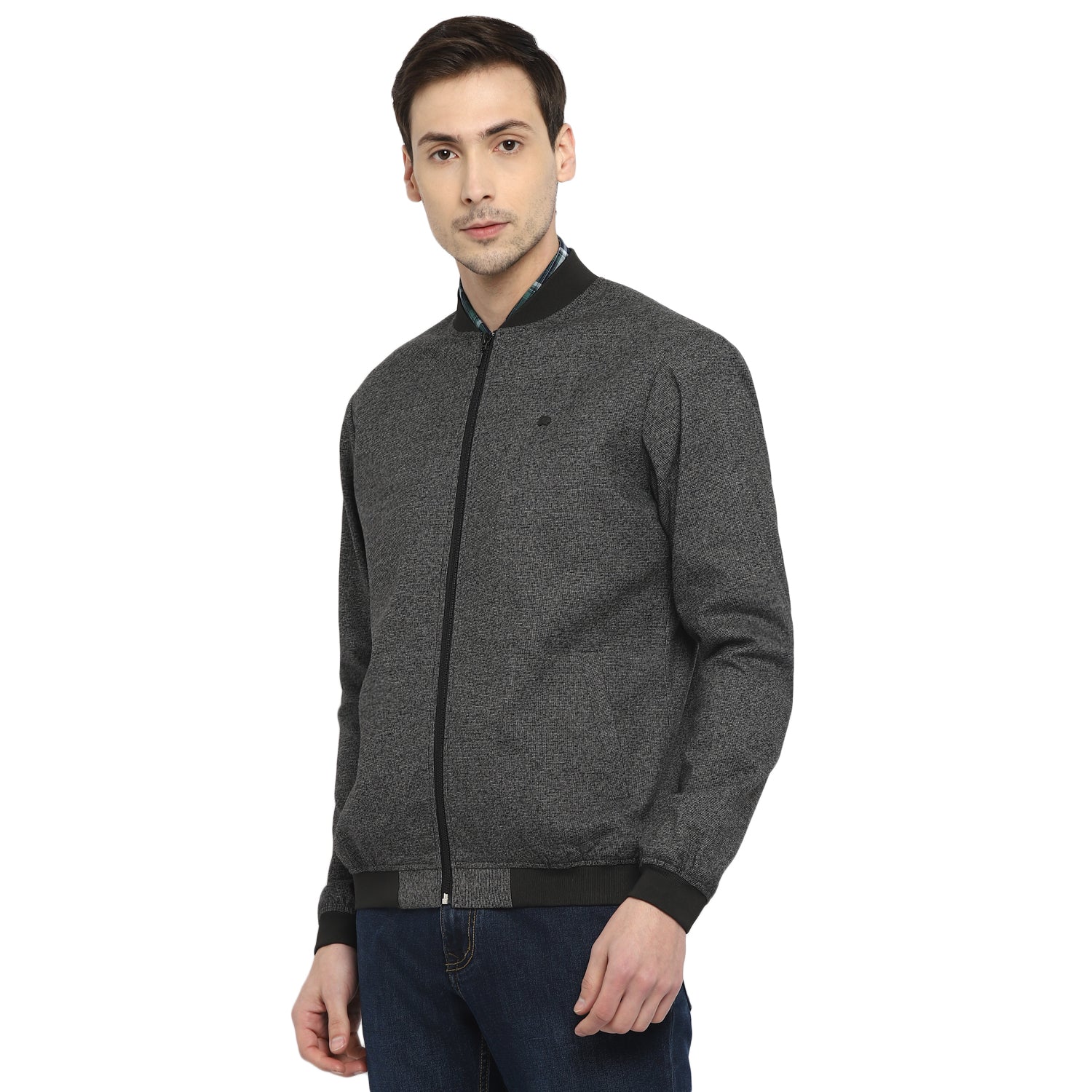 Red Chief Black/White Texture Jacket for Men 8310162 F013 - Image 5