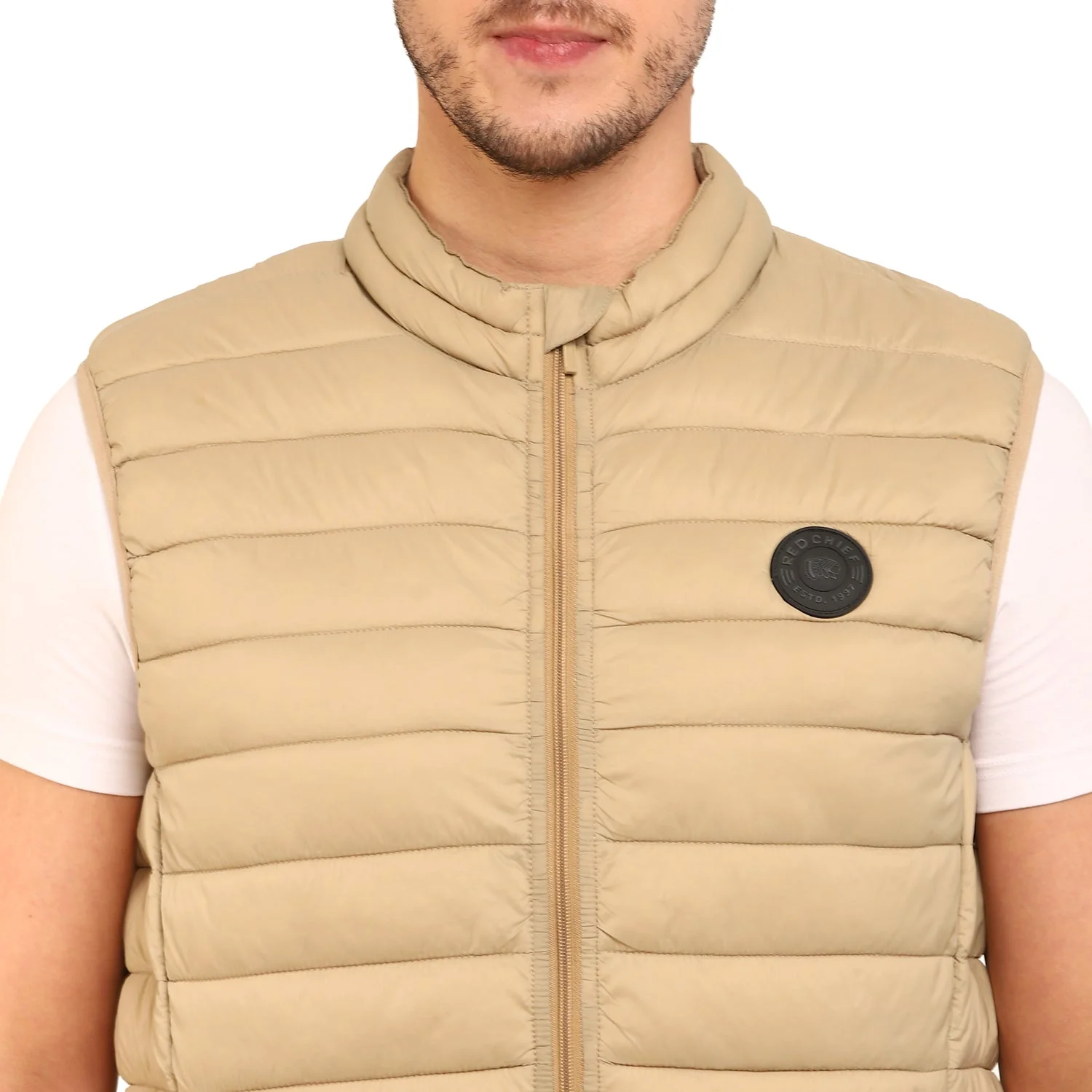 Red Chief Beige Jacket for Men 8310189 026 - Image 7
