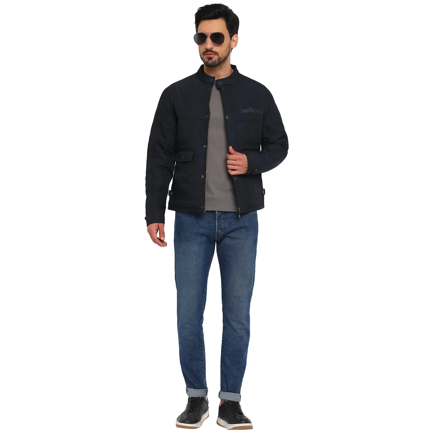 Red Chief Navy Texture Jacket for Men 8310194 156 - Image 2