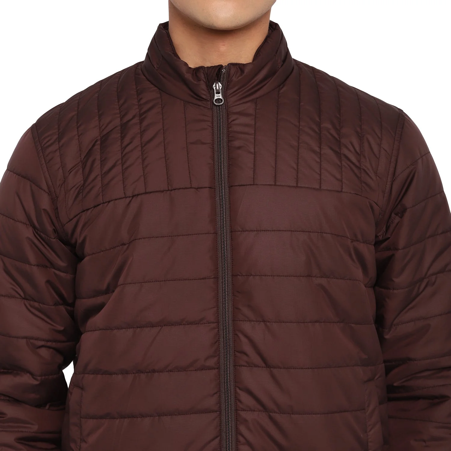 Red Chief Maroon Solid Jacket for Men O8310033 376 - Image 7