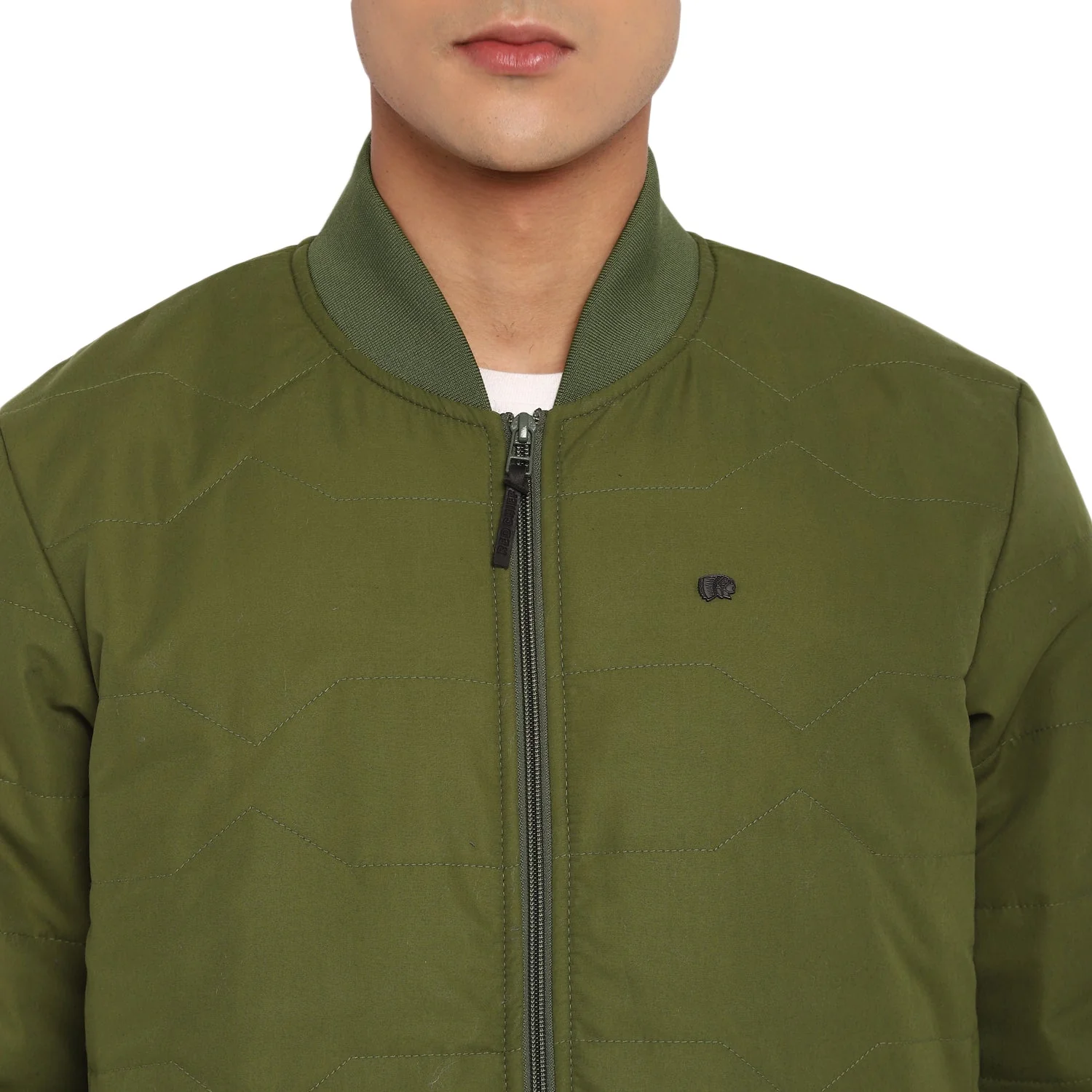 Red Chief Light Green Solid Jacket for Men O8310039 024 - Image 7