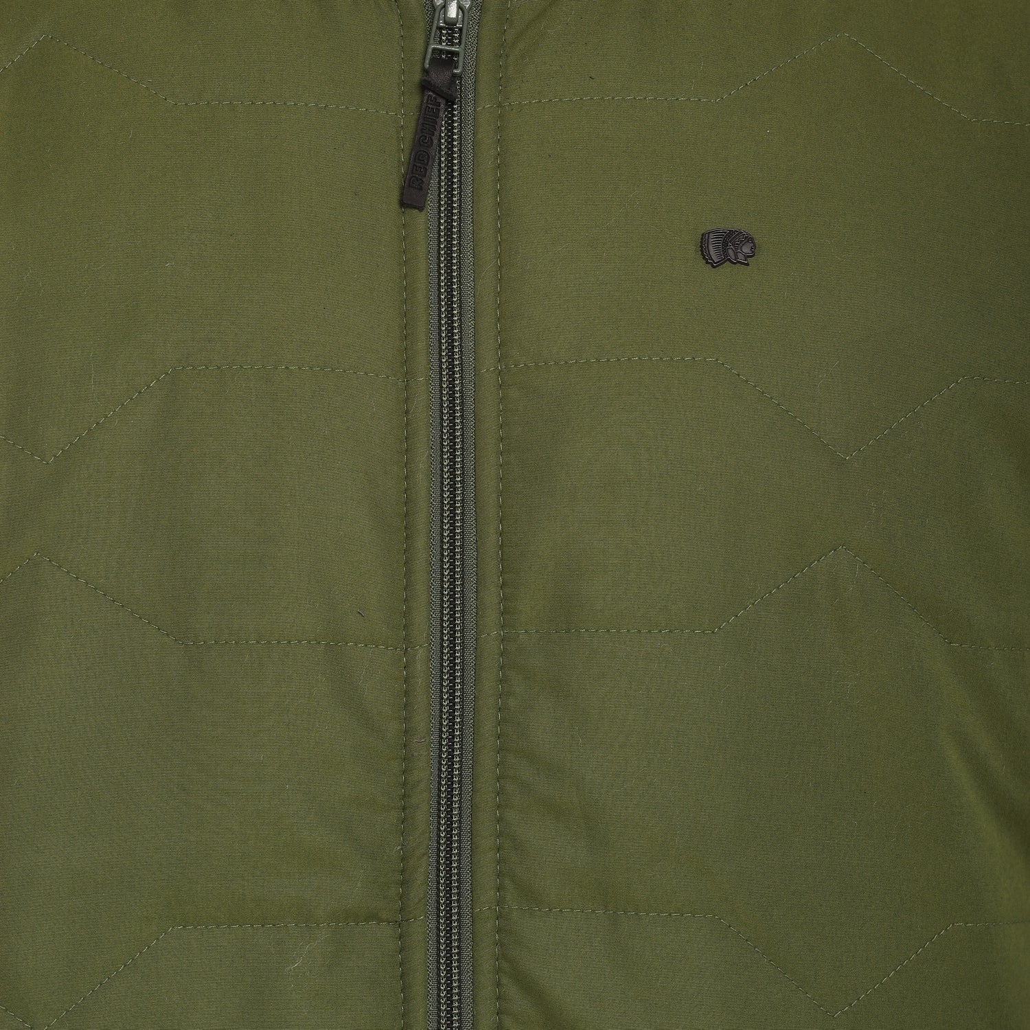 Red Chief Light Green Solid Jacket for Men O8310039 024 - Image 8