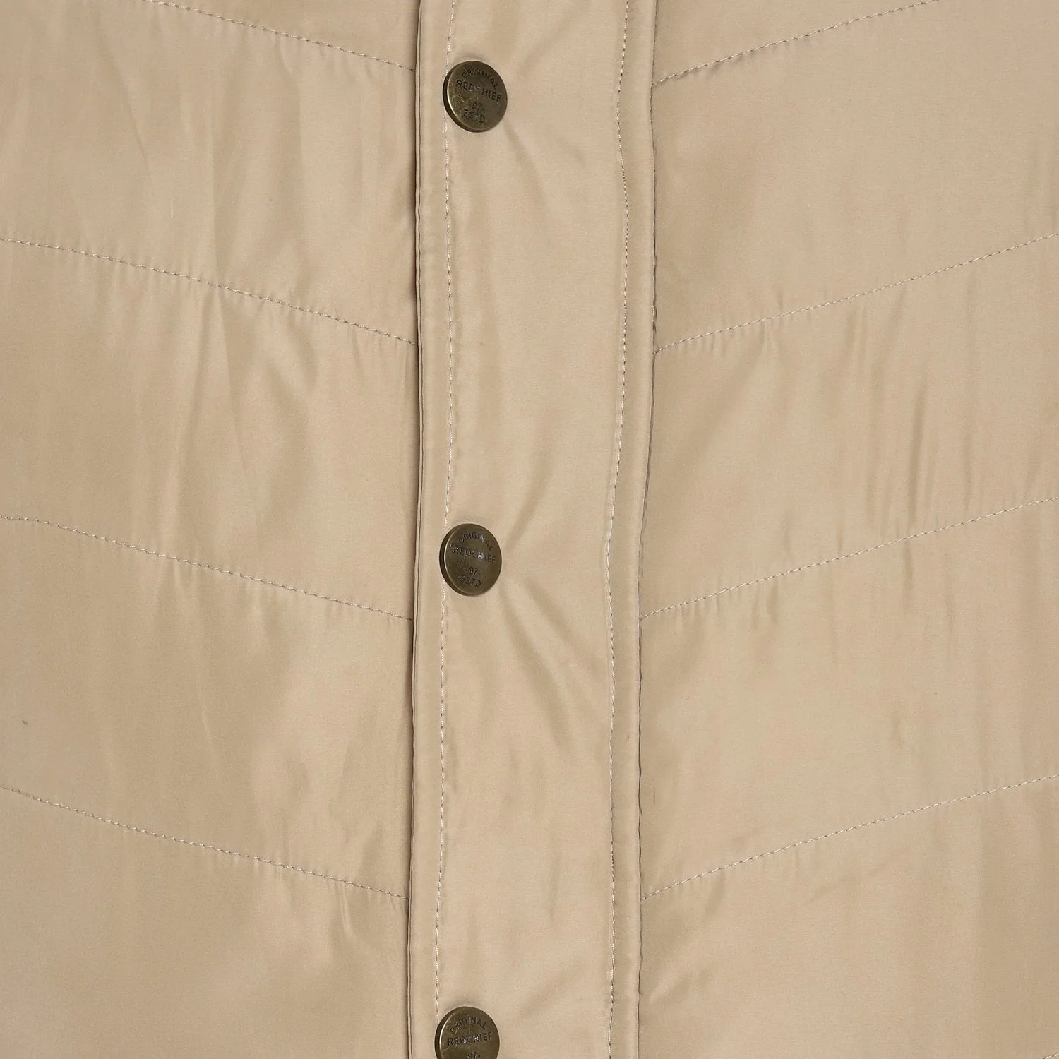Red Chief Beige Solid Jacket for Men O8310041 026 - Image 8