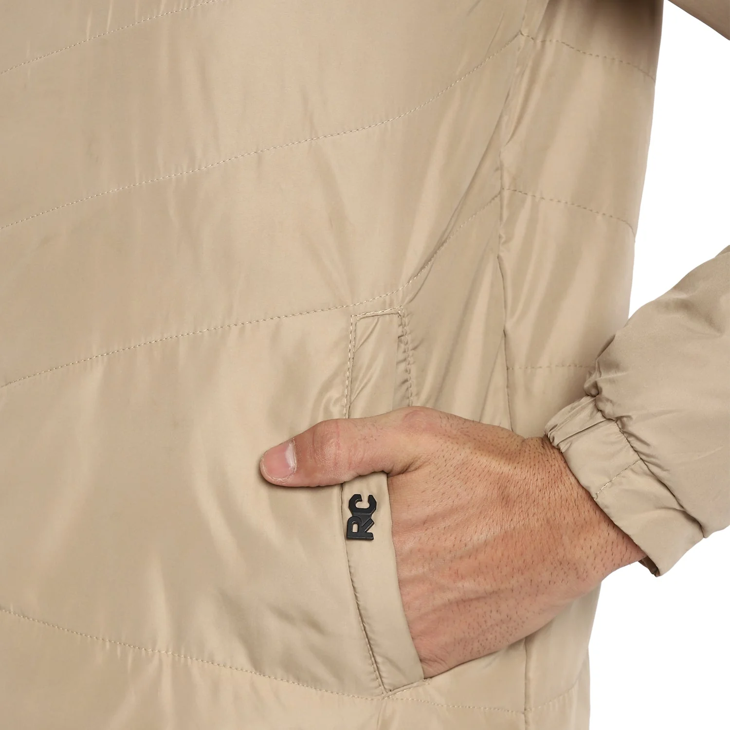 Red Chief Beige Solid Jacket for Men O8310041 026 - Image 9