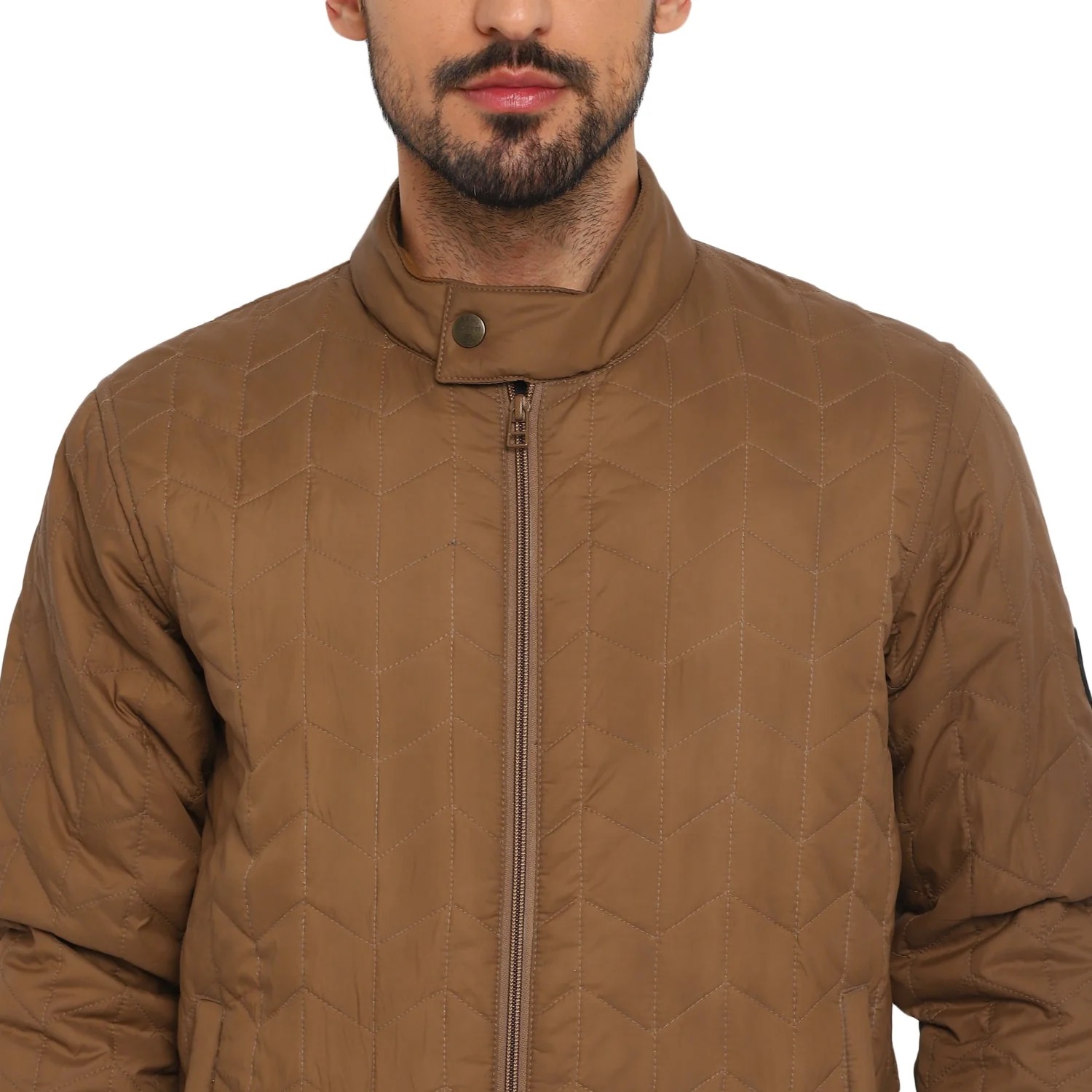 Red Chief Khaki Solid Jacket for Men O8310051 G0051 - Image 7