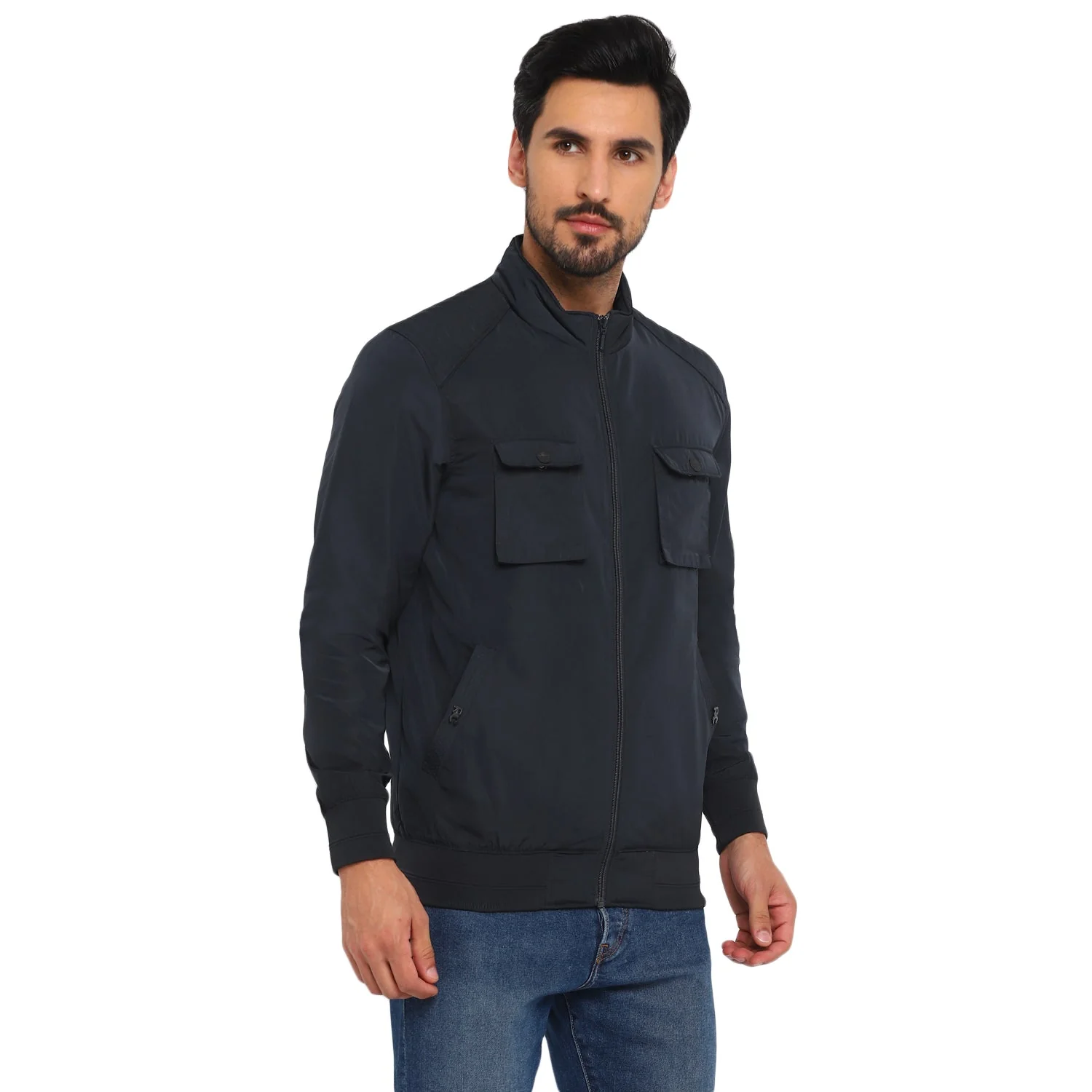 Red Chief Navy Solid Jacket for Men O8310052 G0039 - Image 6