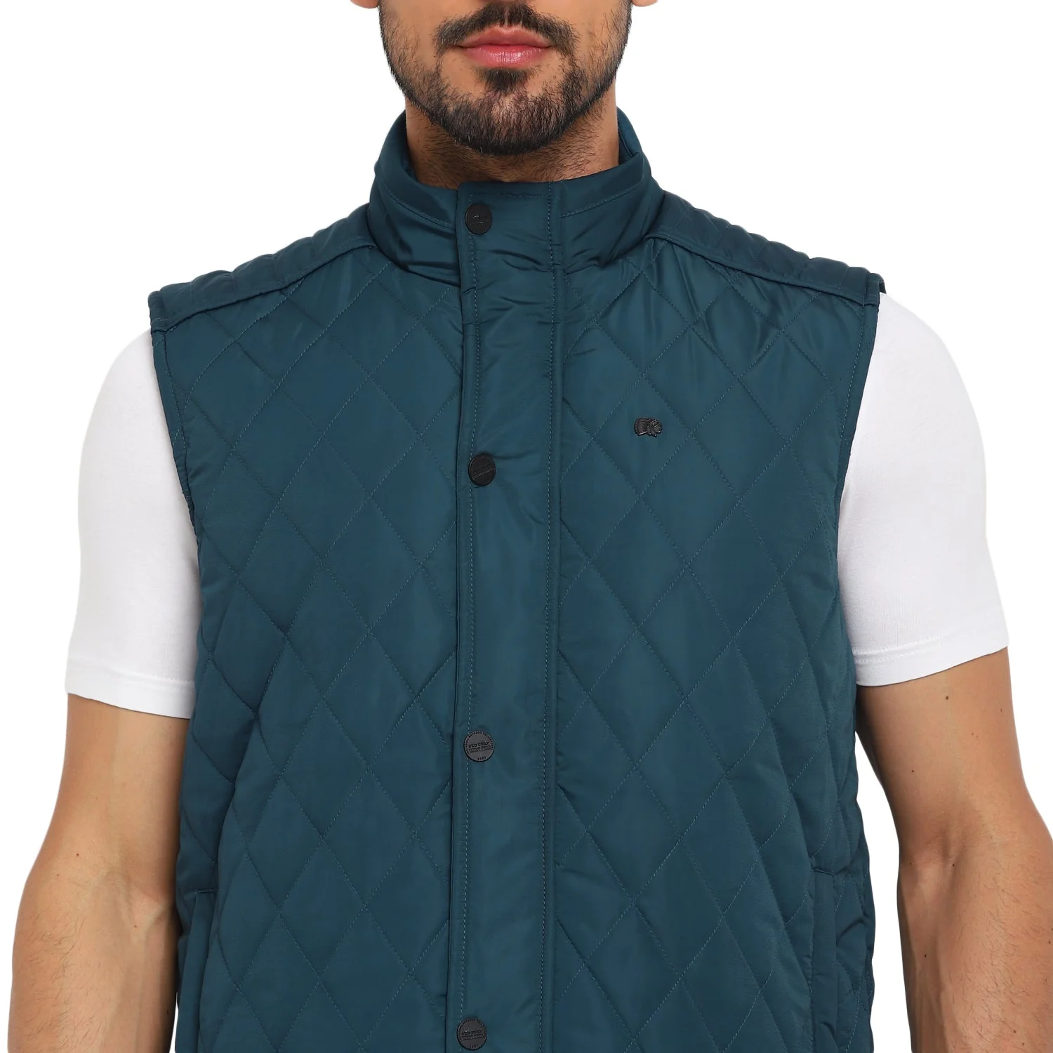 Red Chief Teal Solid Jacket for Men O8310055 815 - Image 7
