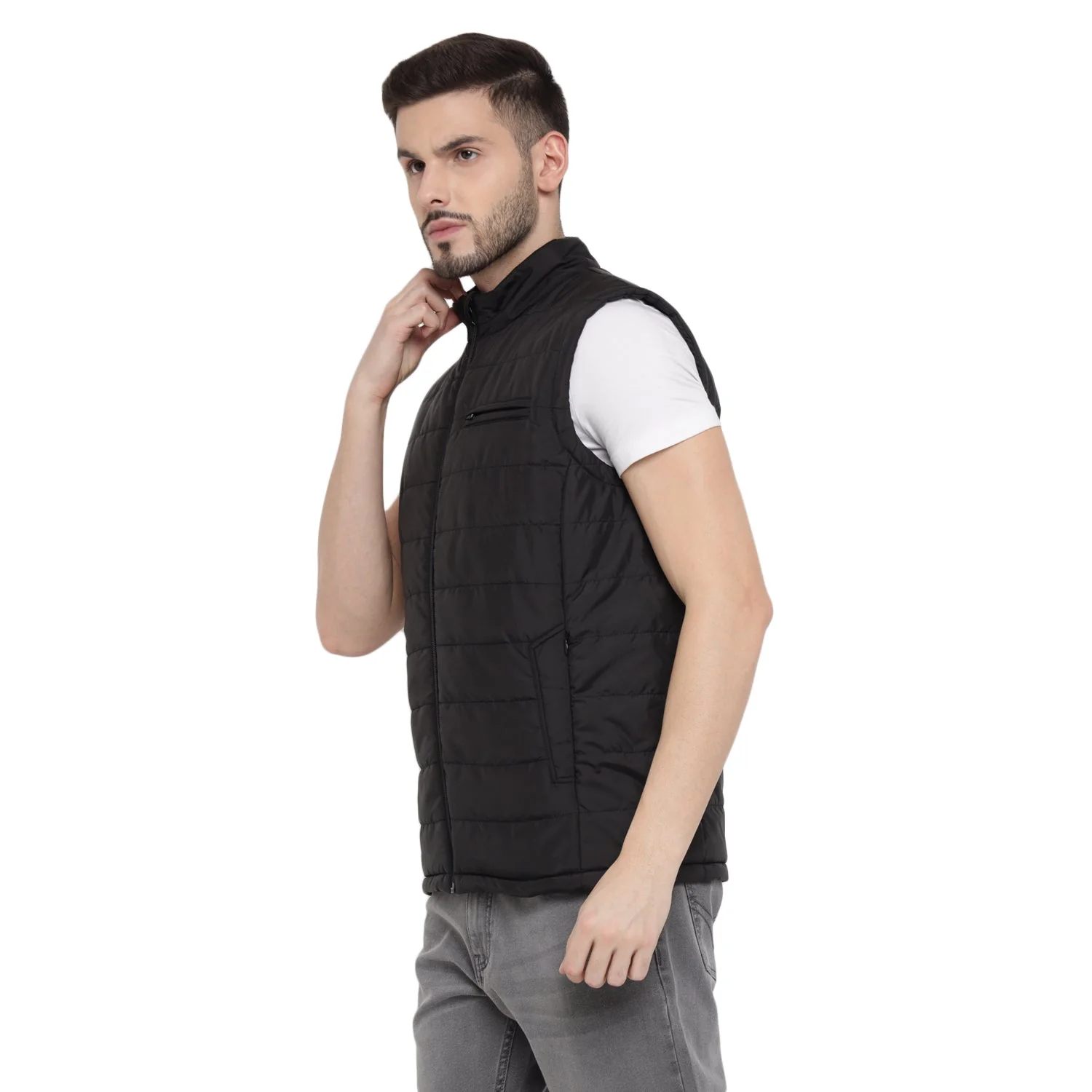 Red Chief Black Jacket for Men O8310060 001 - Image 10