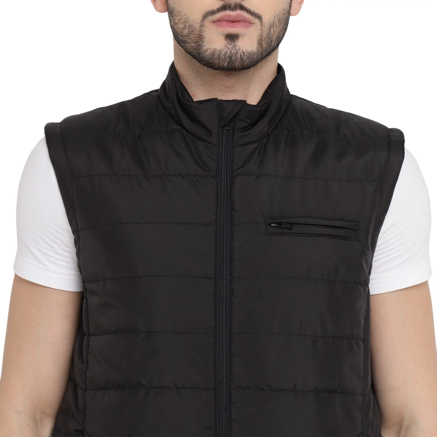Red Chief Black Jacket for Men O8310060 001 - Image 3