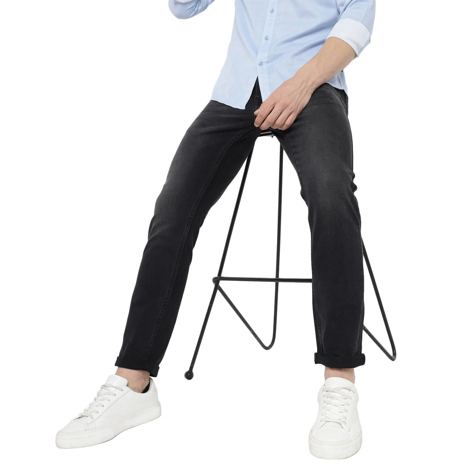 Red Chief Black Jeans for Men 8560441 001 - Image 6