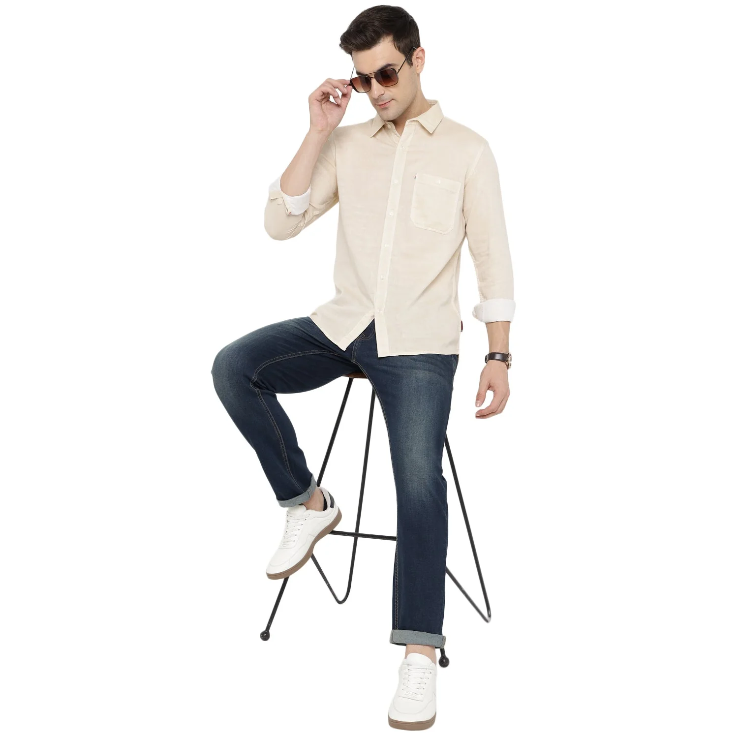 Red Chief Navy Jeans for Men 8560442 156 - Image 7