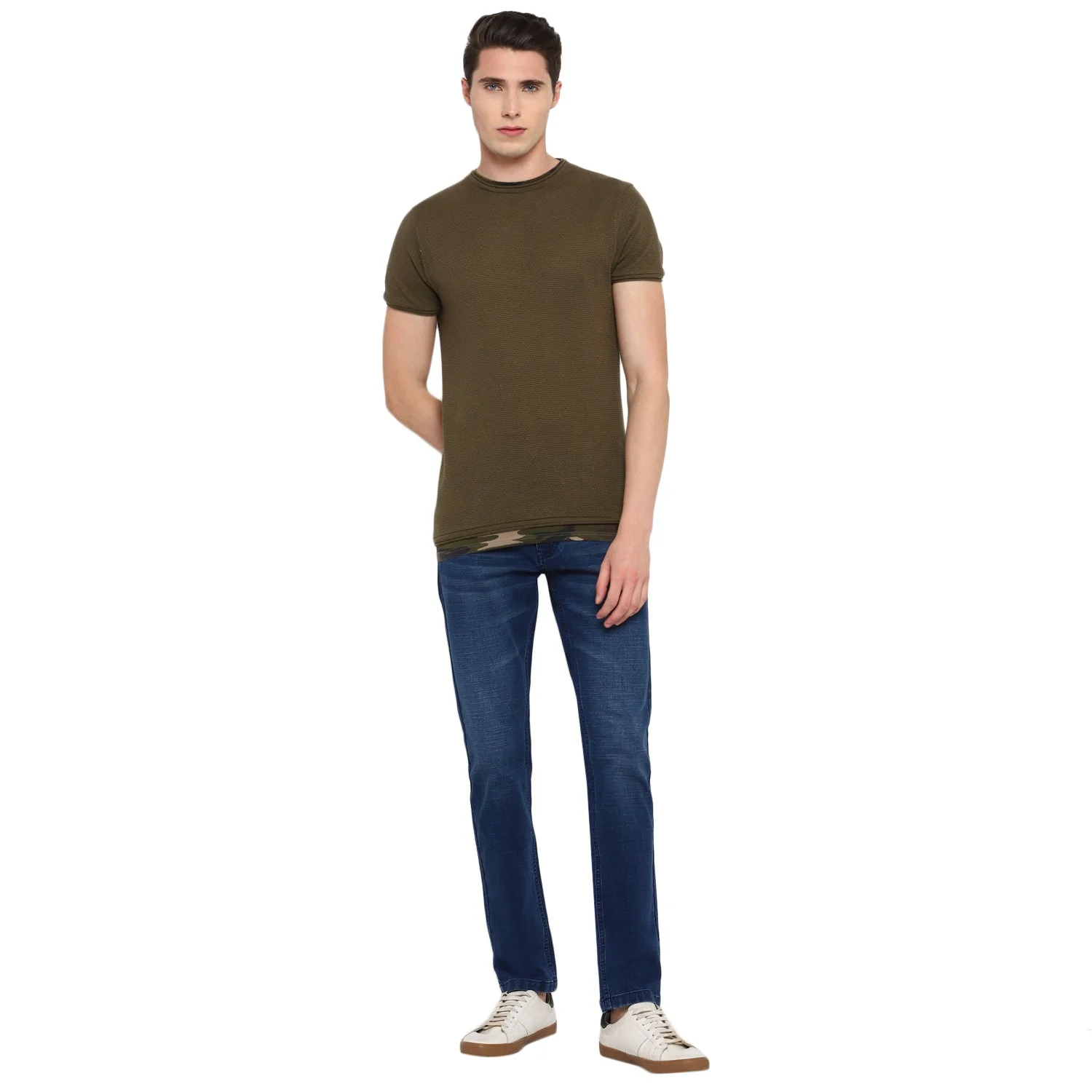 Red Chief Blue Solid Jeans for Men O-8560111 002 - Image 3