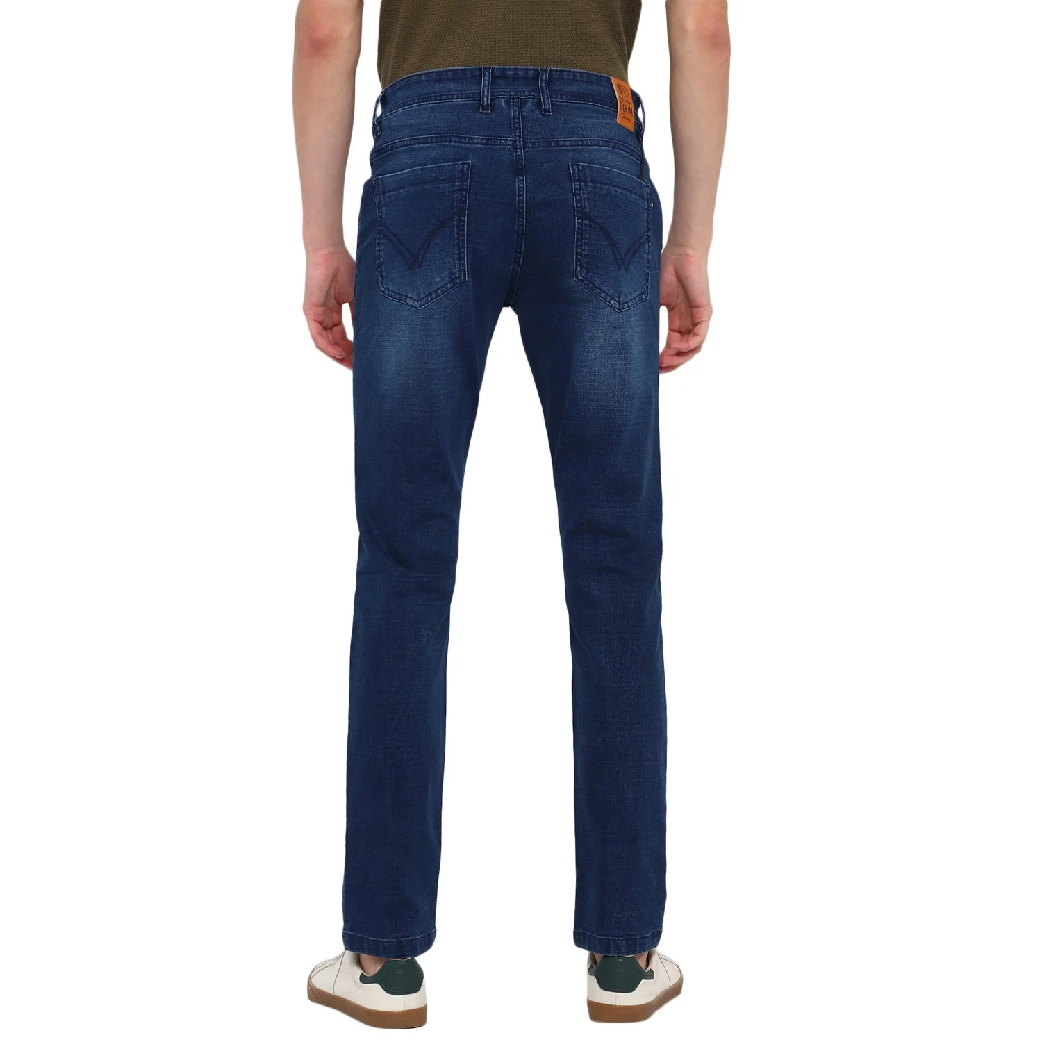 Red Chief Blue Solid Jeans for Men O-8560111 002 - Image 4
