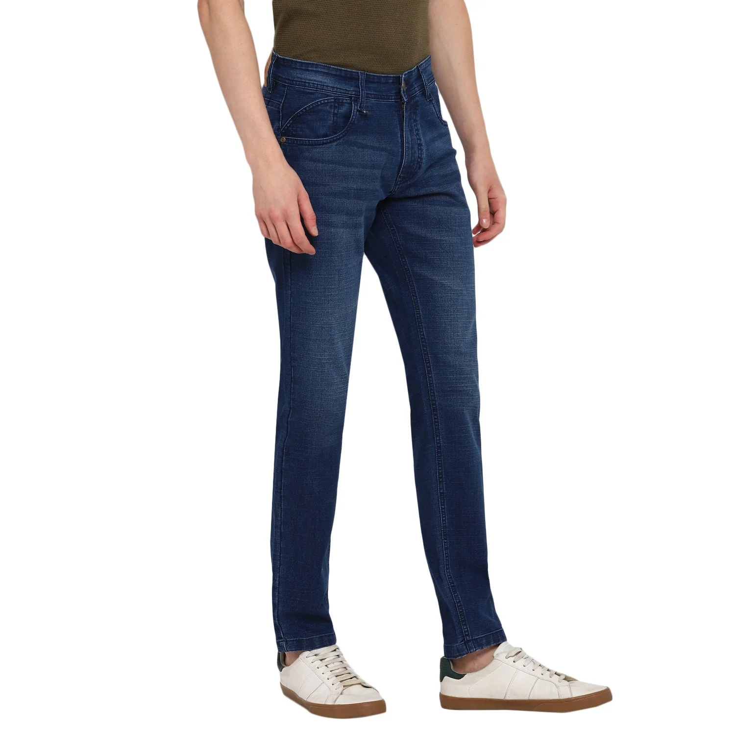 Red Chief Blue Solid Jeans for Men O-8560111 002 - Image 6