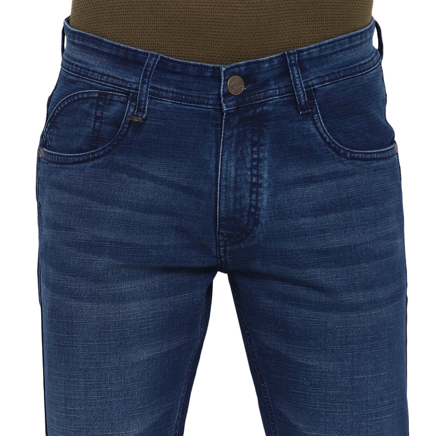 Red Chief Blue Solid Jeans for Men O-8560111 002 - Image 7
