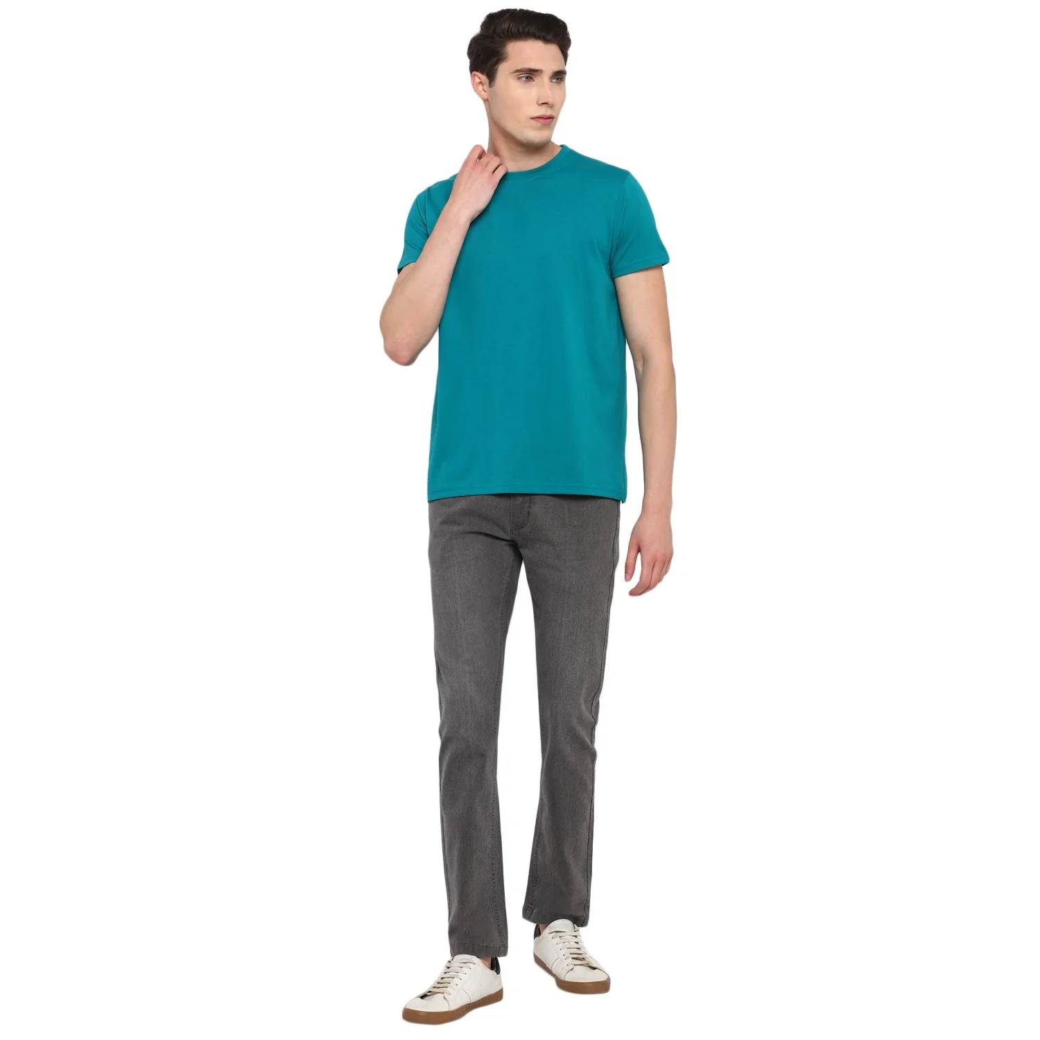 Red Chief Gray Solid Jeans for Men O-8560112 005 - Image 3