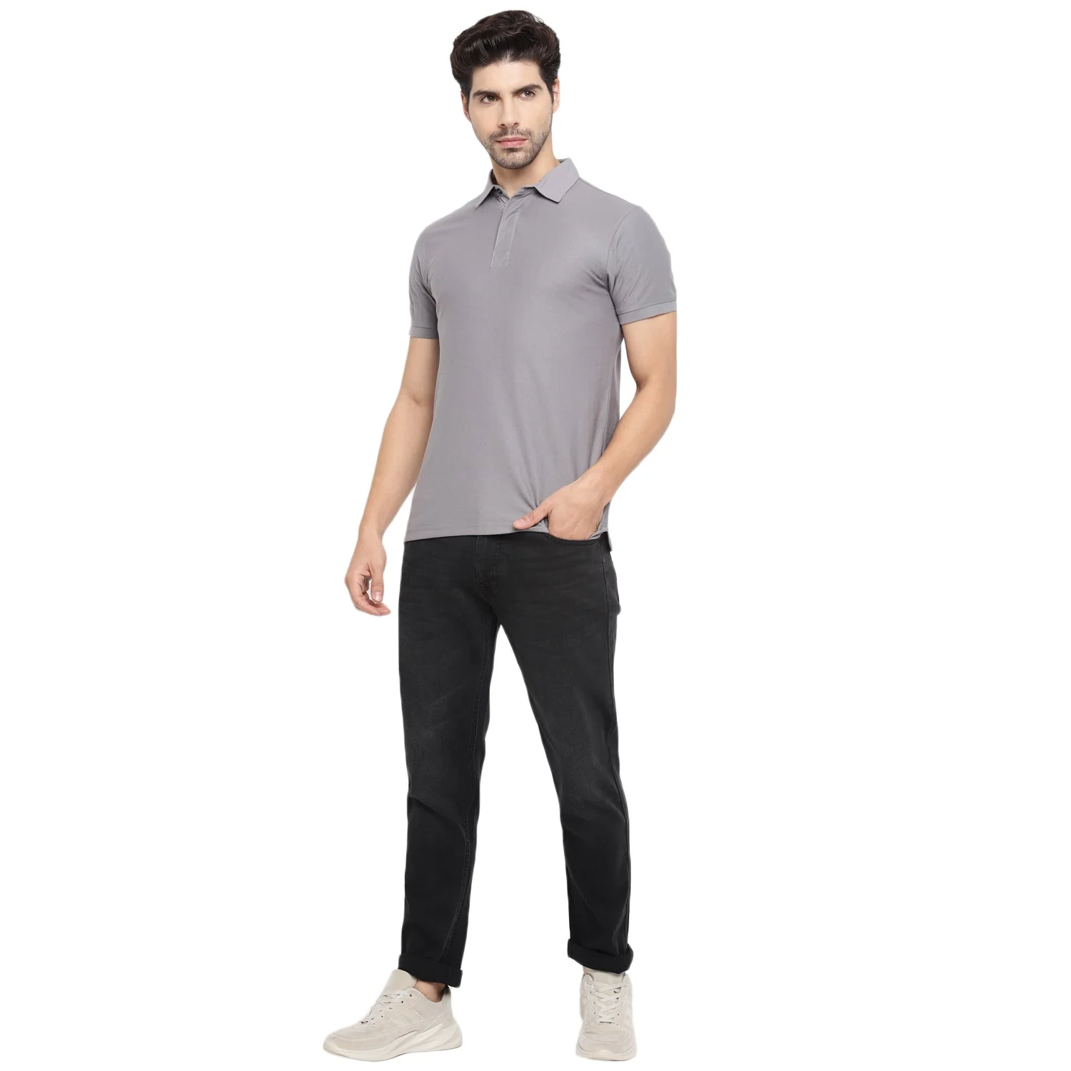Red Chief Black Jeans for Men O-8560118 001 - Image 2