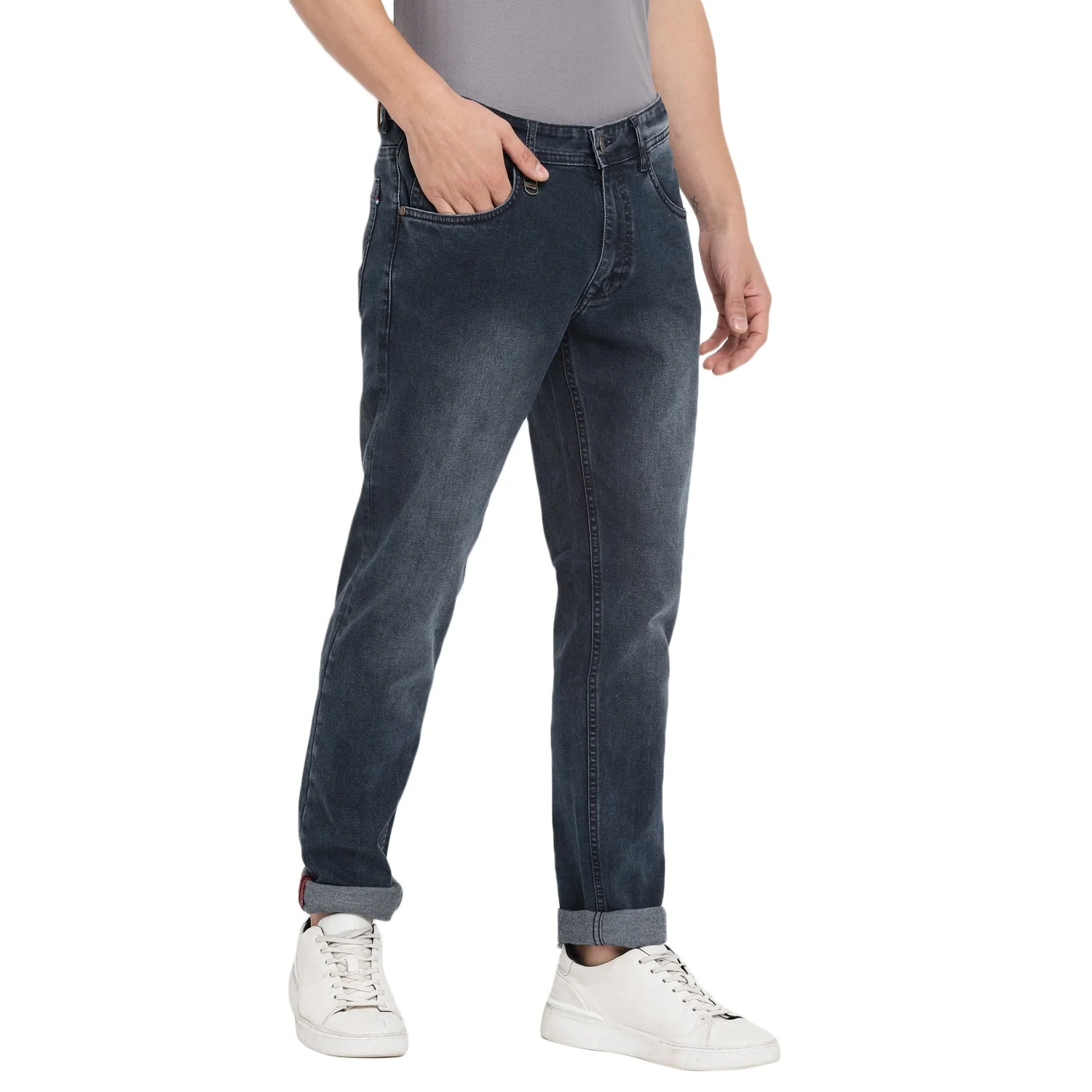 Red Chief Navy Jeans for Men O-8560121 156 - Image 6