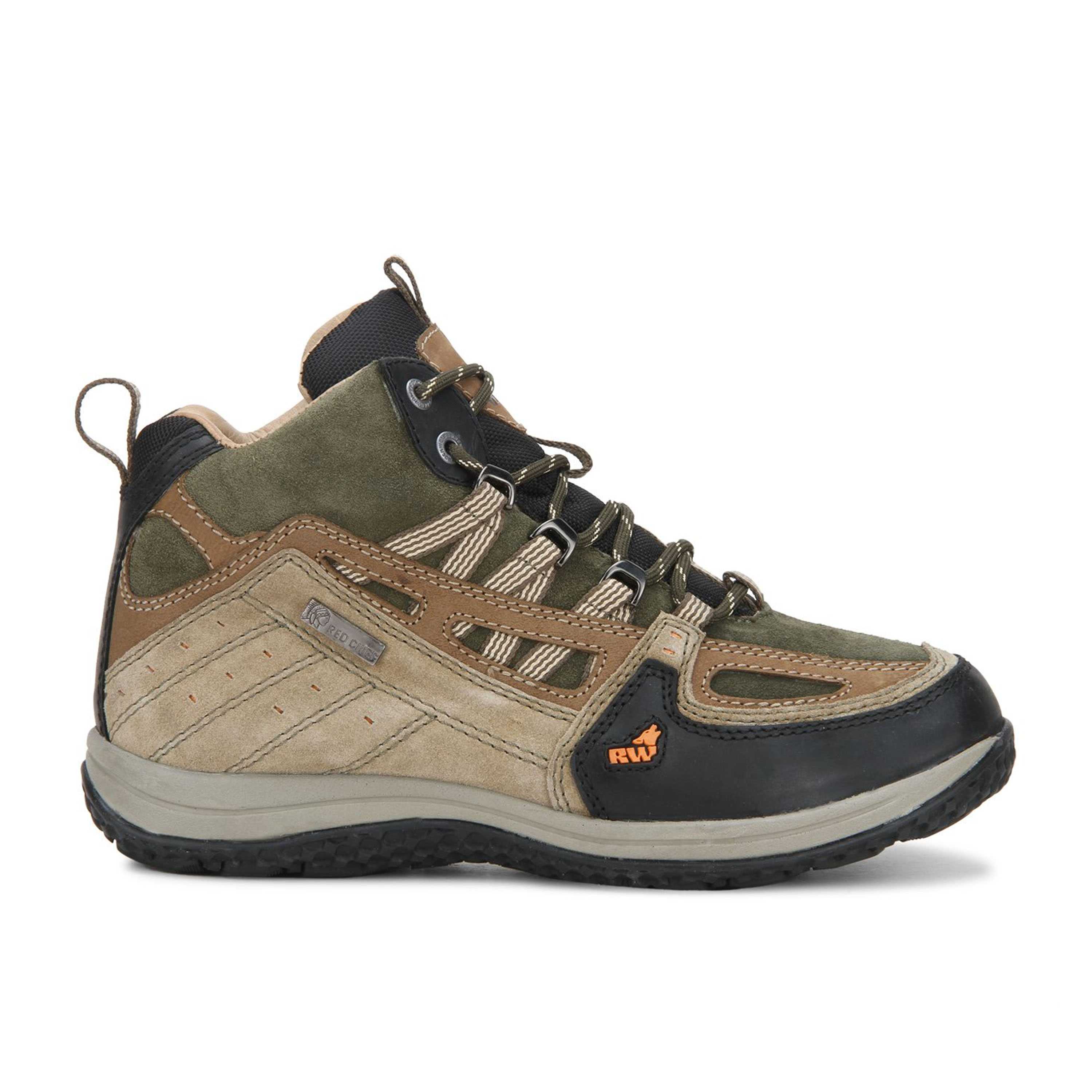 Red Chief Genuine Leather High Ankle Lace Up Olive Casual Boot Shoes For Men |RC4444 124
