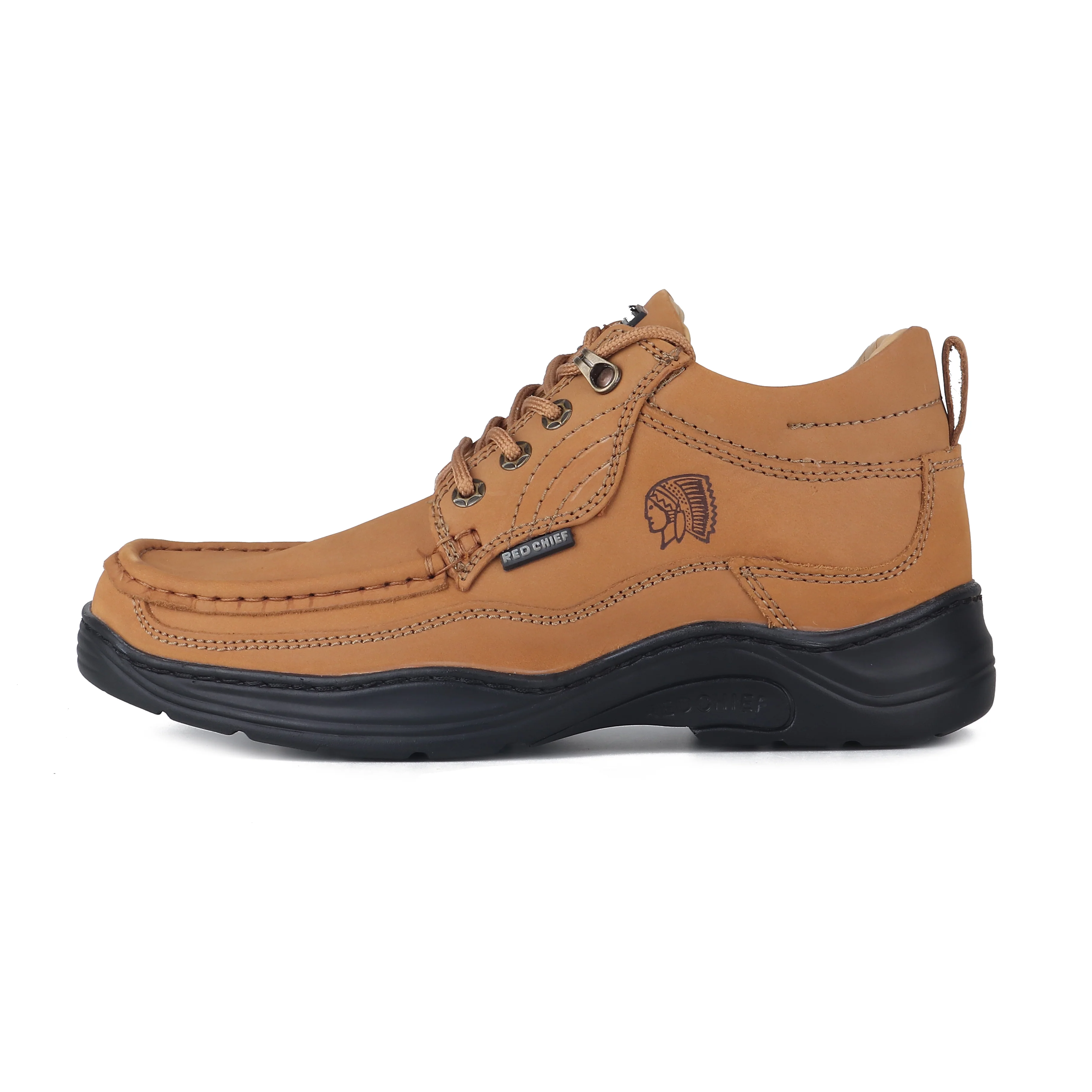 Red Chief Genuine Leather Low Ankle Lace Up Casual Fit Shoes For Men |RC1211 022 - Image 4