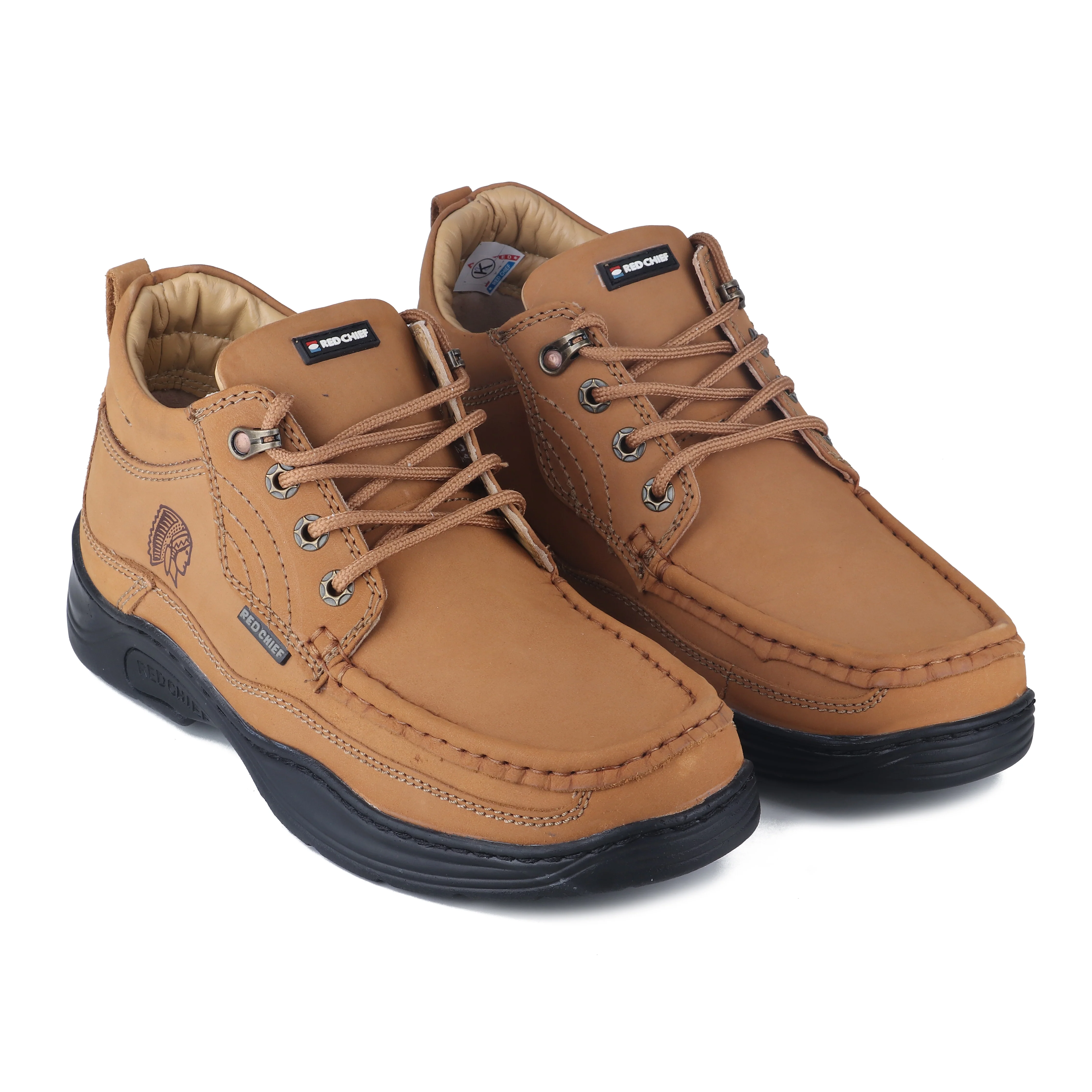 Red Chief Genuine Leather Low Ankle Lace Up Casual Fit Shoes For Men |RC1211 022 - Image 5
