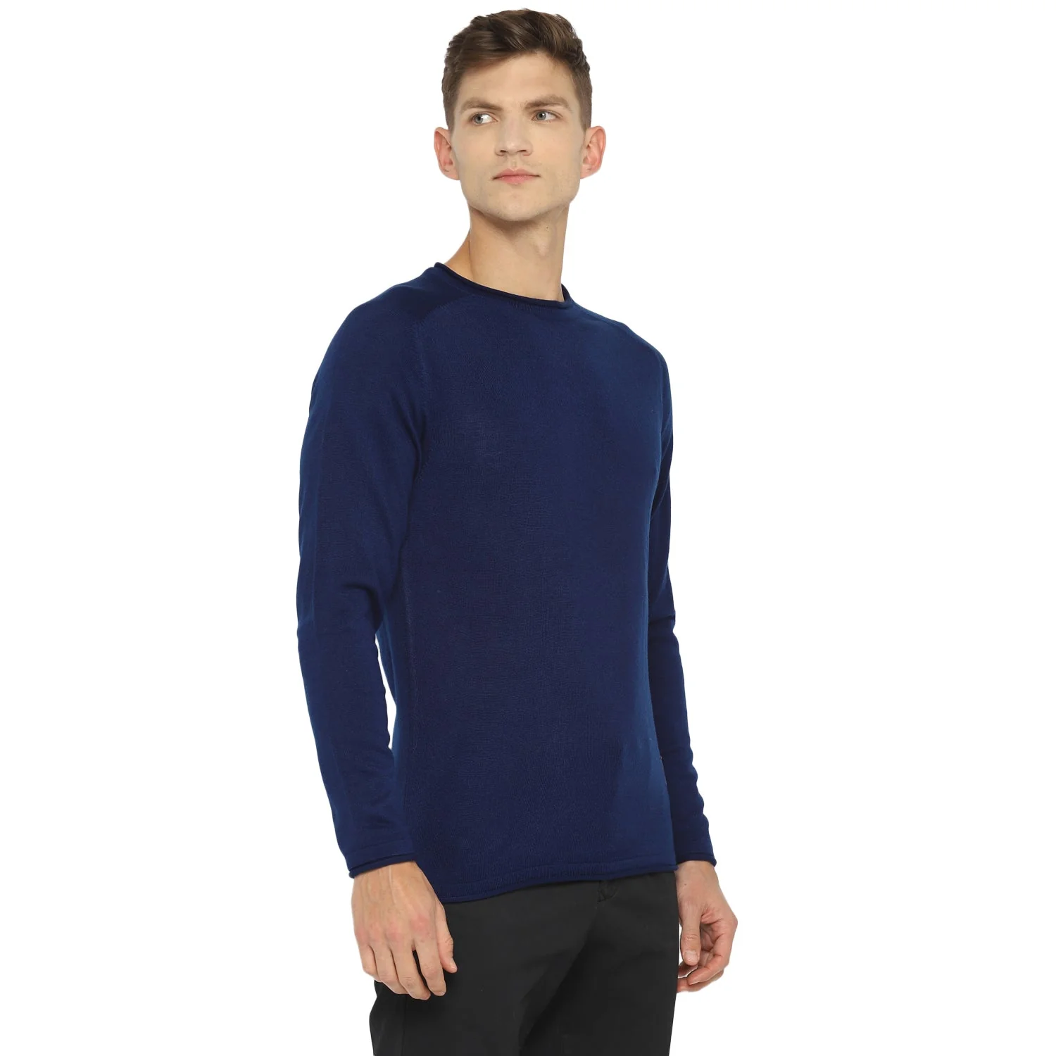 Red Chief Royal Blue Solid Sweater for Men O8410001 G0055 - Image 6