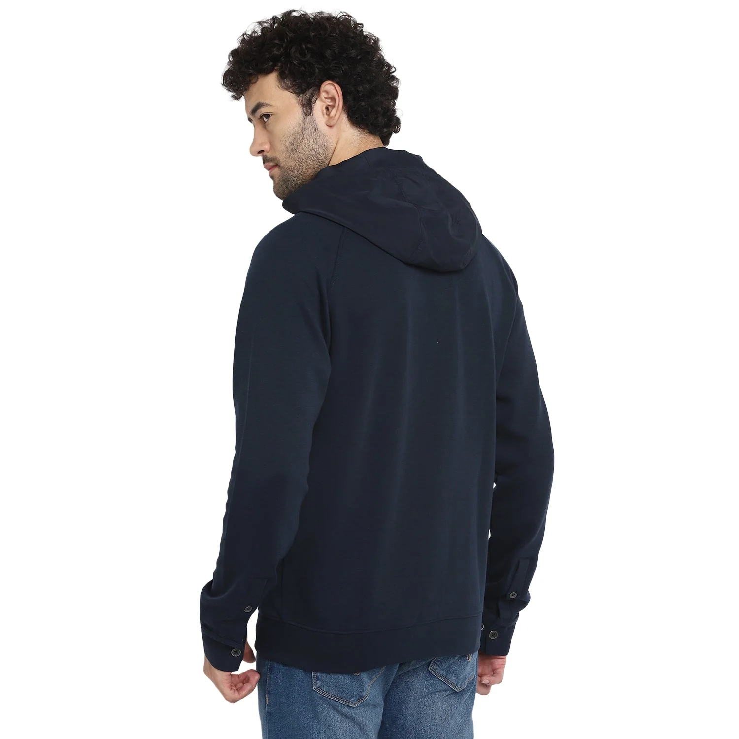 Red Chief Navy Solid Sweatshirt for Men 8310182 156 - Image 4