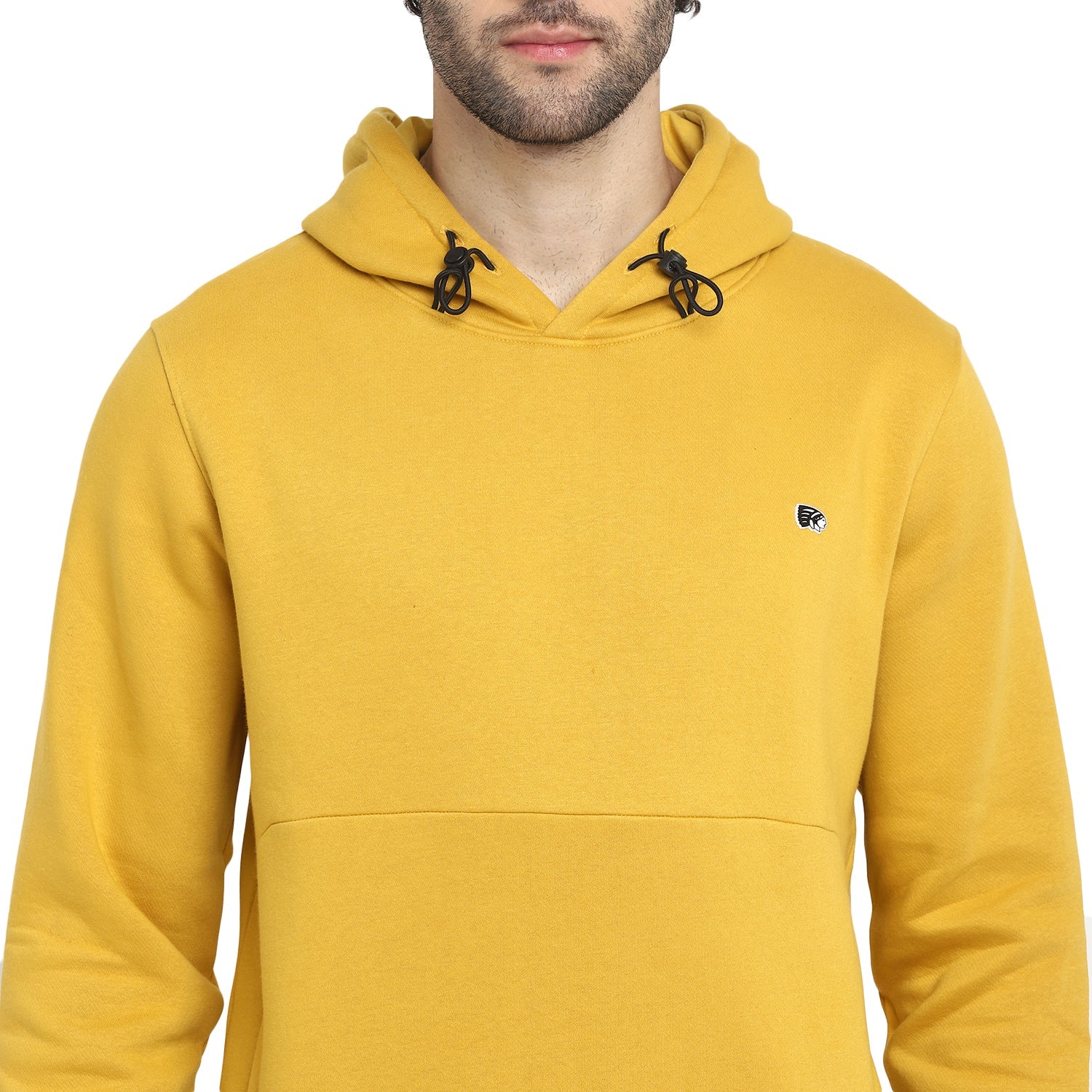 Red Chief Mustard Solid Sweatshirt for Men 8310187 426 - Image 7