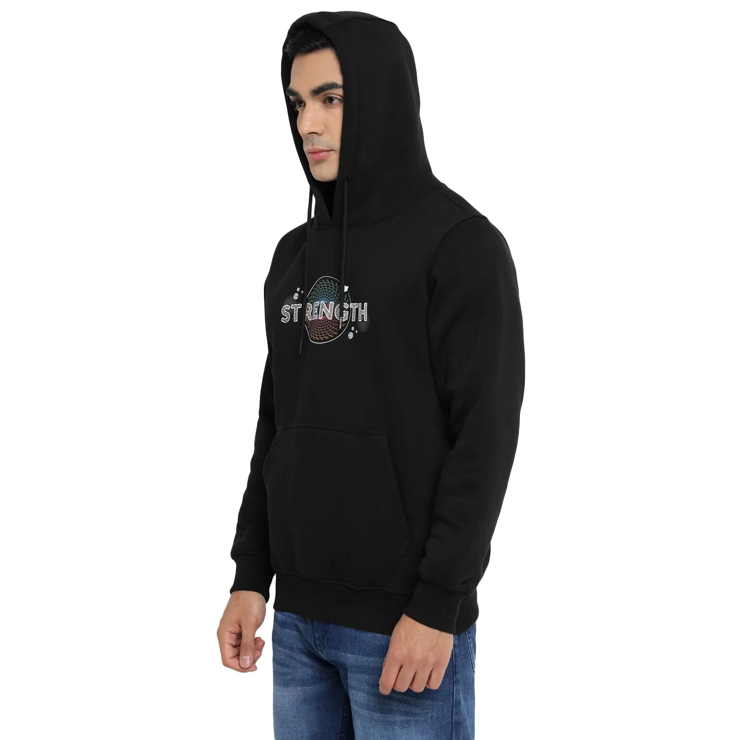 Red Chief Black Sweatshirt for Men 8310214 001 - Image 11