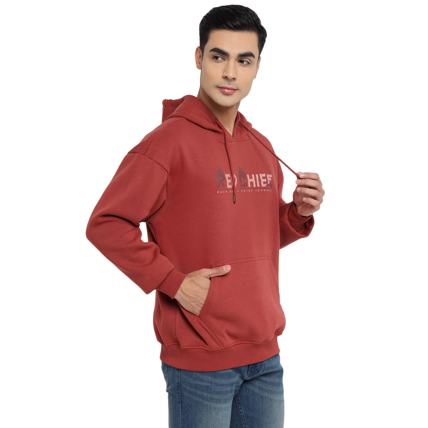Red Chief Rust Sweatshirt for Men 8310215 022 - Image 7