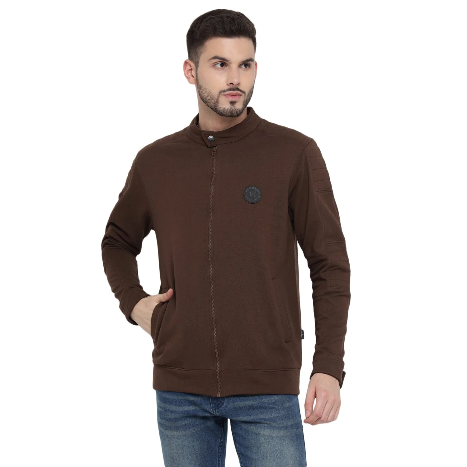 Red Chief Brown Sweatshirt for Men 8310216 003
