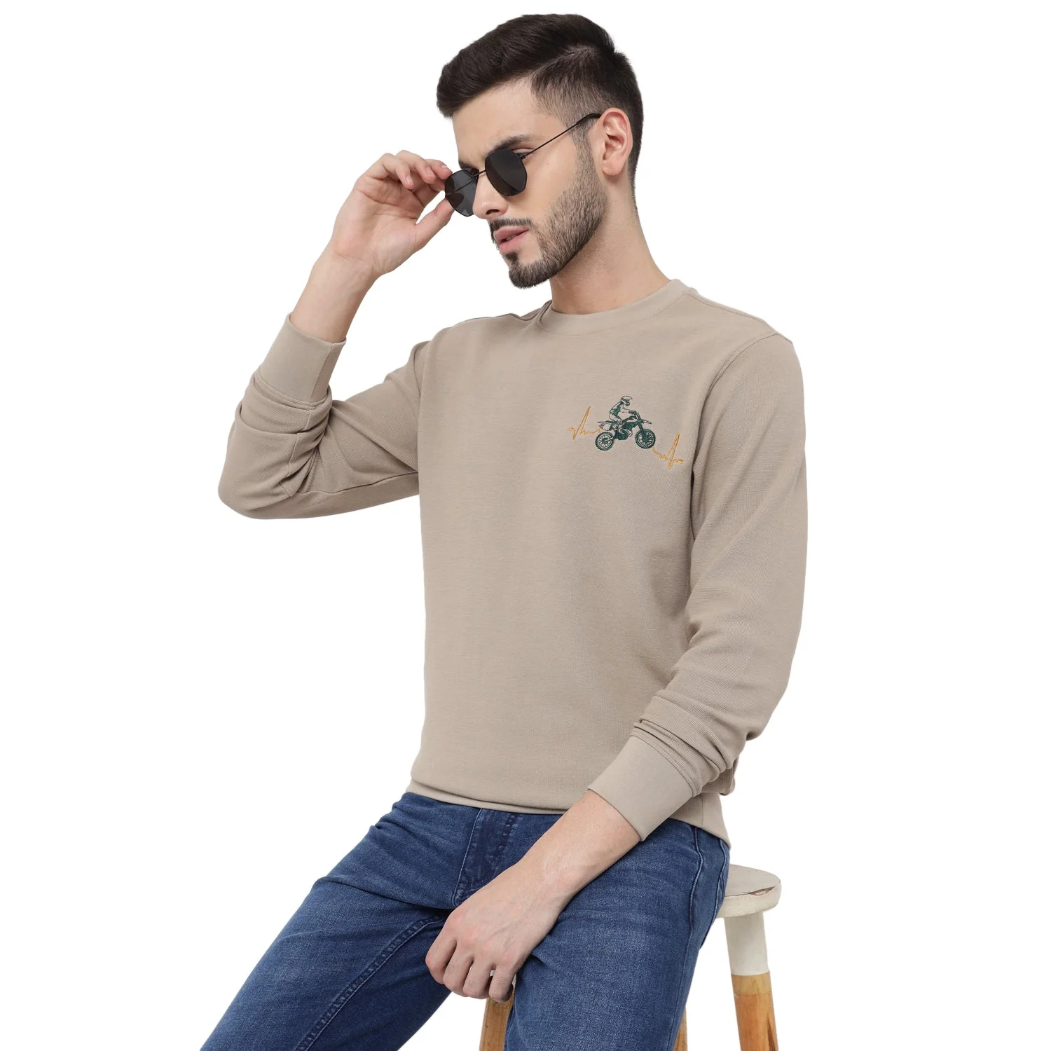 Red Chief Fawn Sweatshirt for Men 8310218 G0016 - Image 3