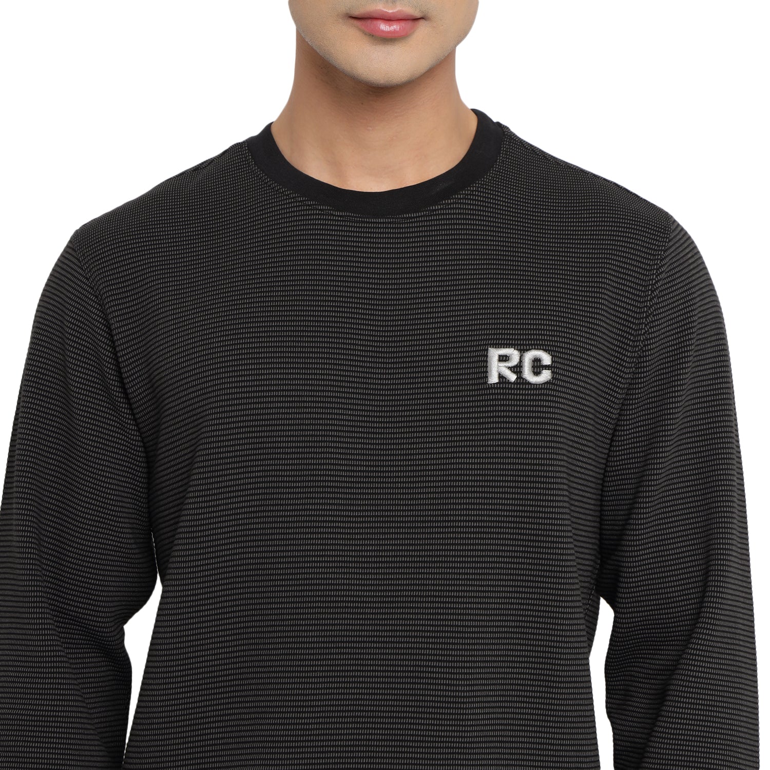 Red Chief Grey/Black Sweatshirt for Men 8310219 865 - Image 8