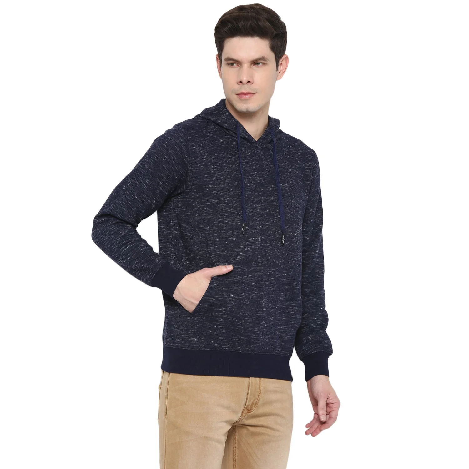 Red Chief Blue Texture Sweatshirt for Men O8310007 002 - Image 6