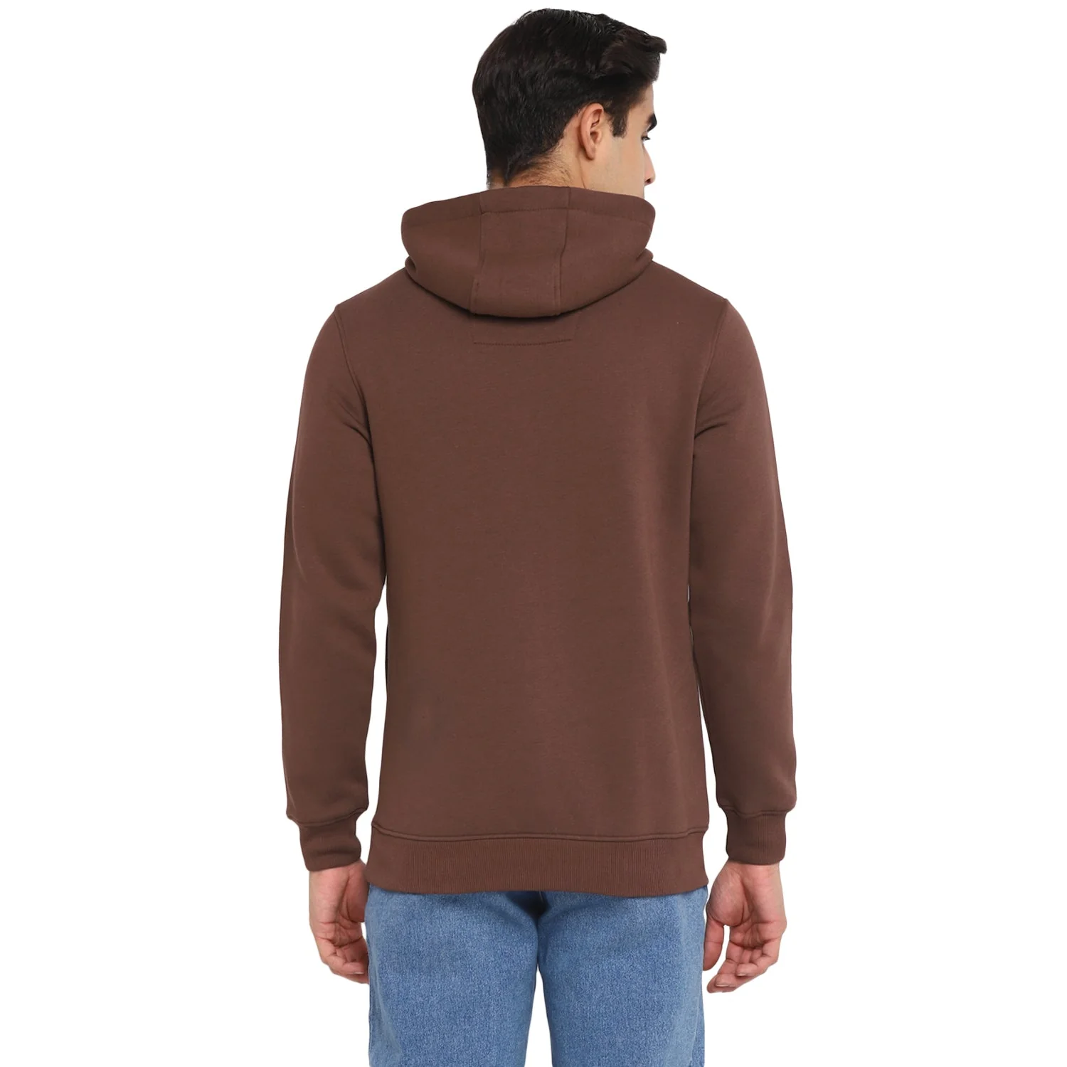 Red Chief Brown Solid Sweatshirt for Men O8310020 003 - Image 4
