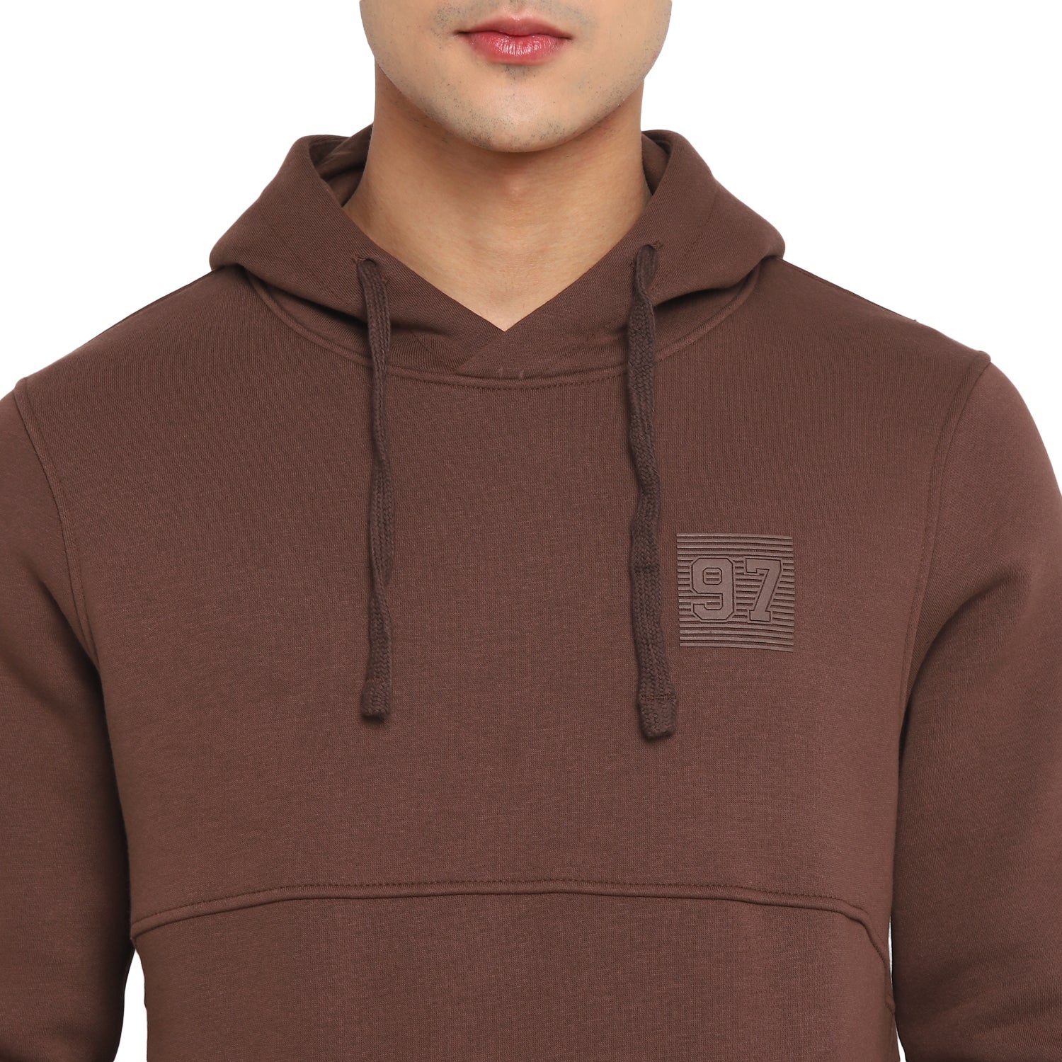 Red Chief Brown Solid Sweatshirt for Men O8310020 003 - Image 7
