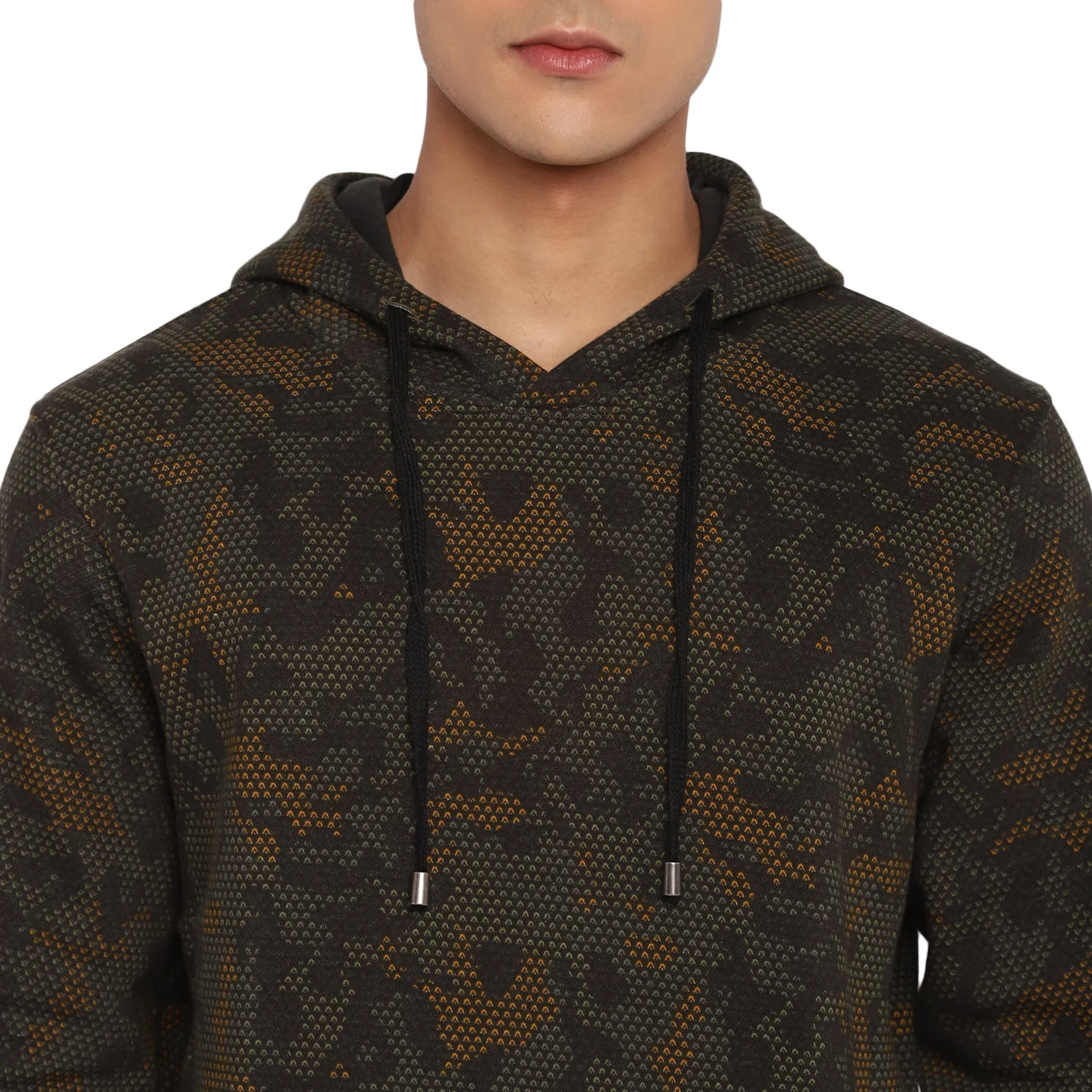 Red Chief Olive Solid Sweatshirt for Men O8310021 124 - Image 7