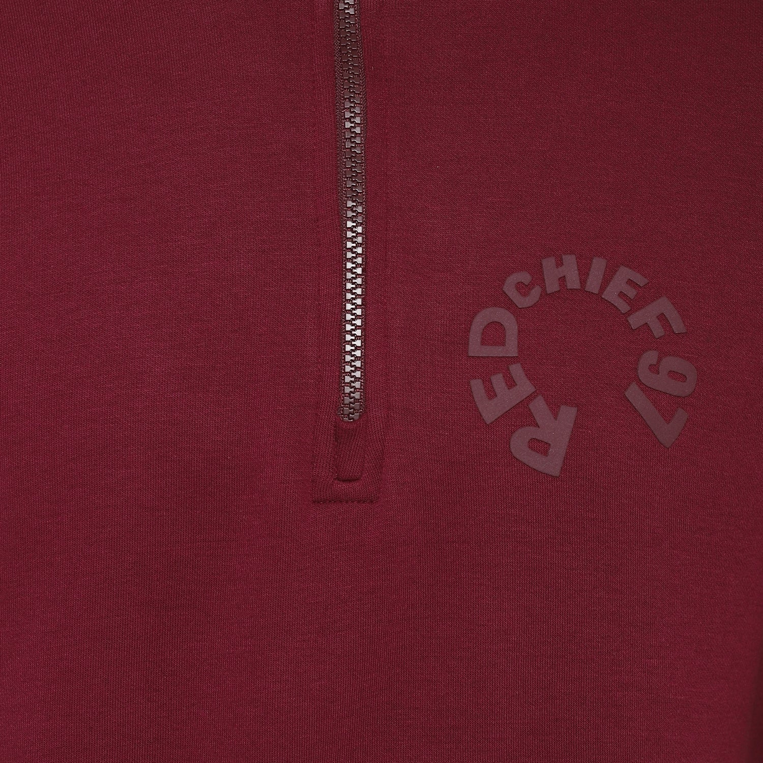 Red Chief Maroon Solid Sweatshirt for Men O8310026 376 - Image 8