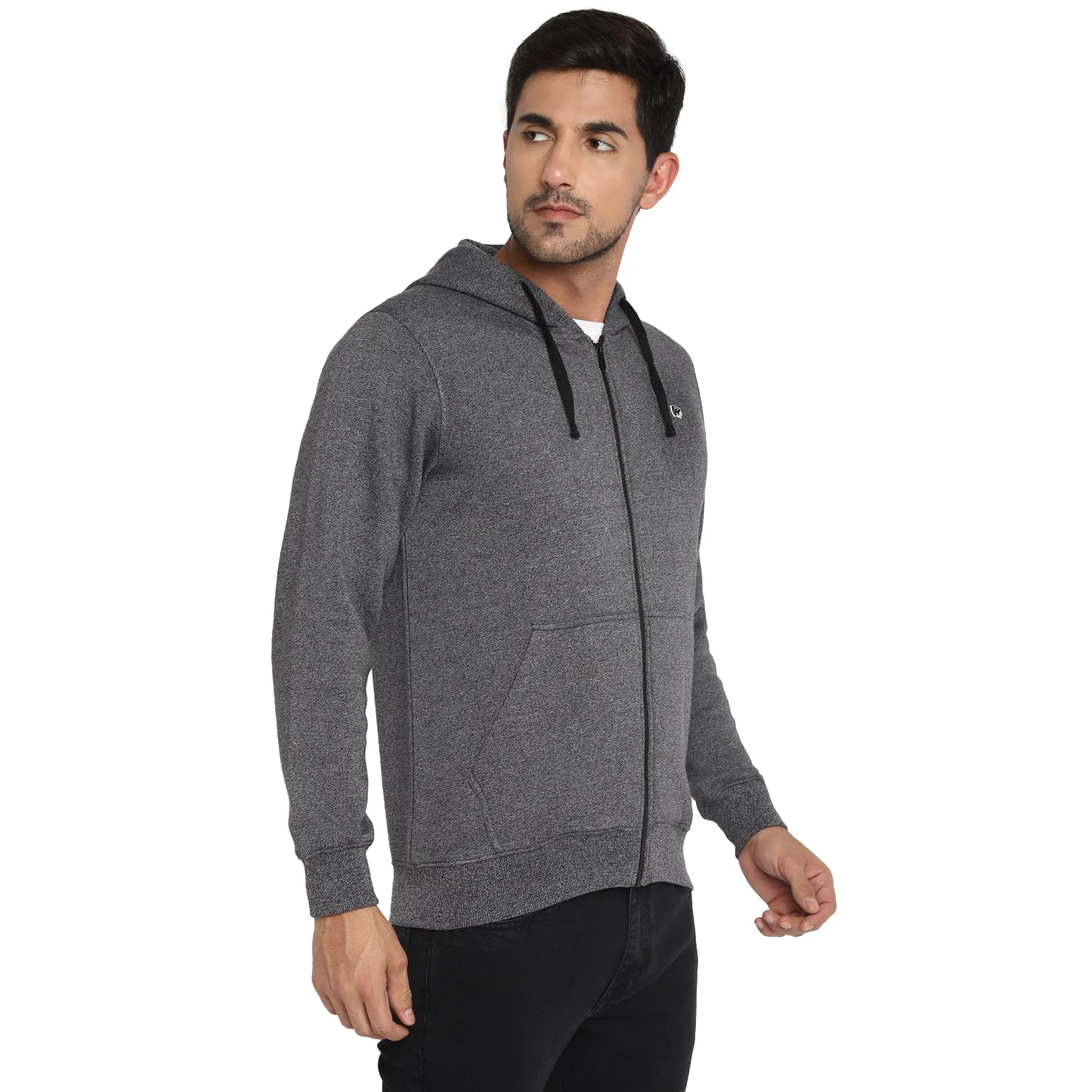 Red Chief Black/Gray Texture Sweatshirt for Men O8310027 104 - Image 6