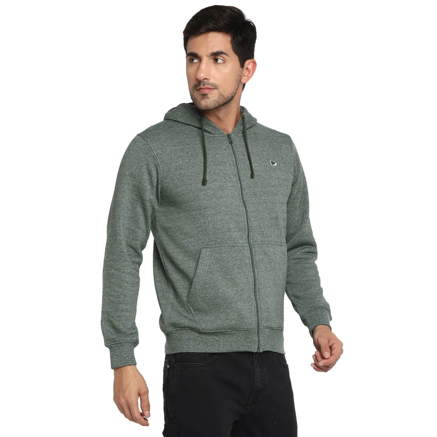 Red Chief Olive Texture Sweatshirt for Men O8310027 124 - Image 6