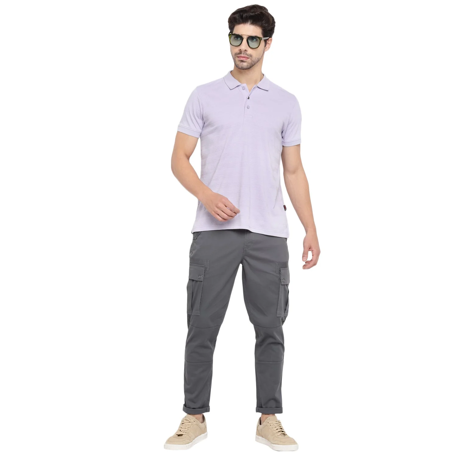 Red Chief Purple T-Shirt for Men 8220265 1156 - Image 3